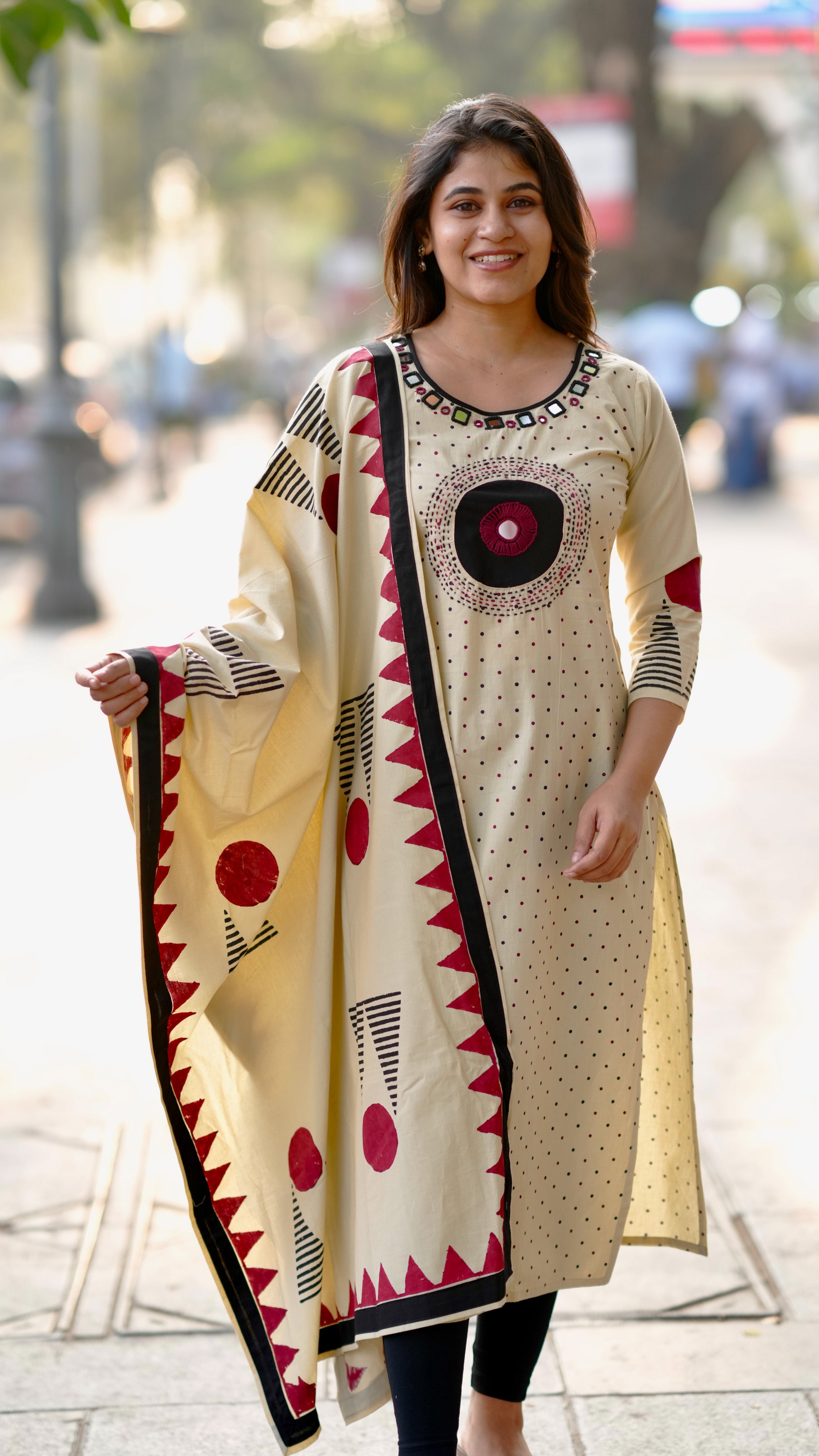 Nikisha Handblock (Kurti+Dupatta)
