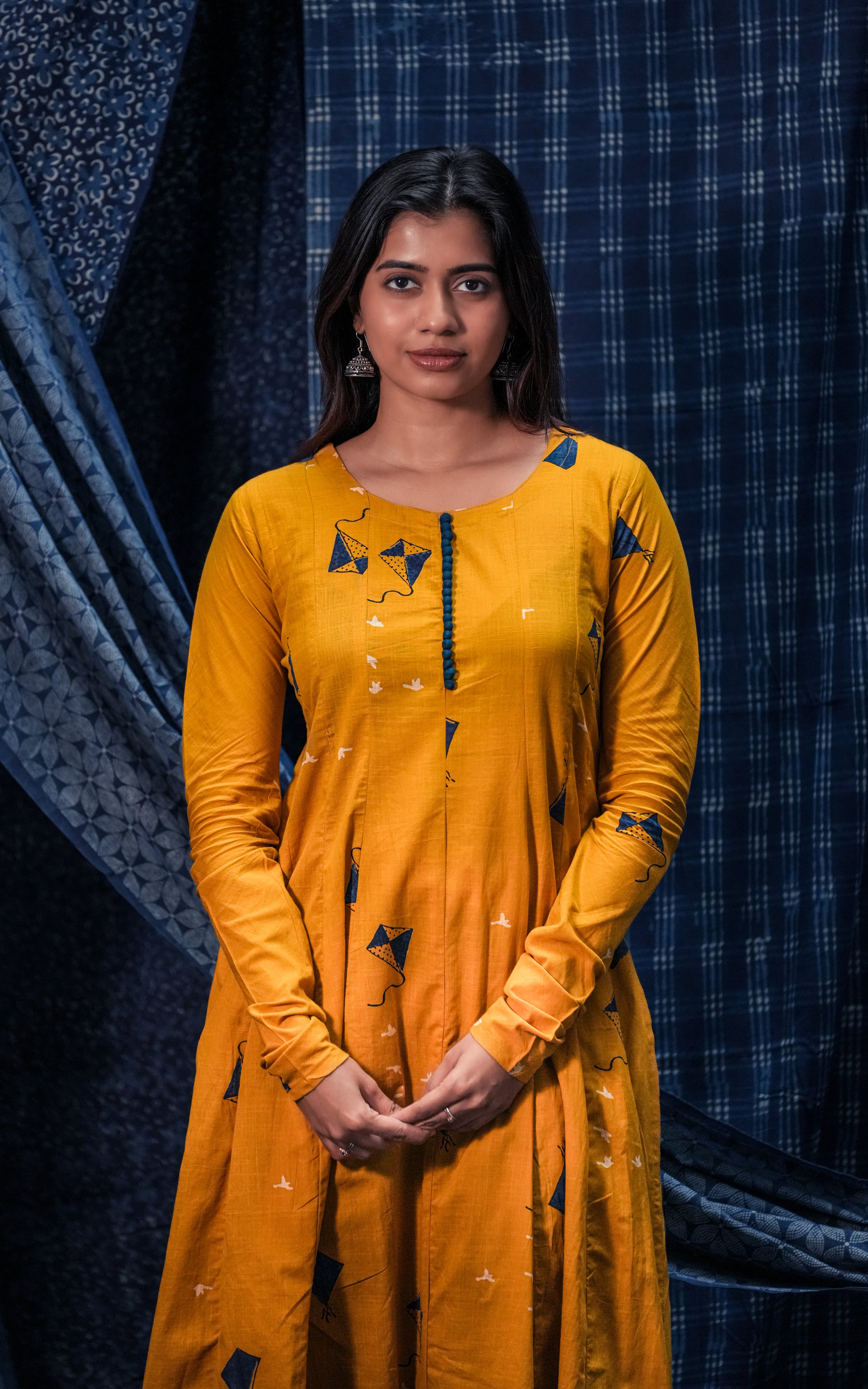 Kite Yellow (Kurti+Dupatta)