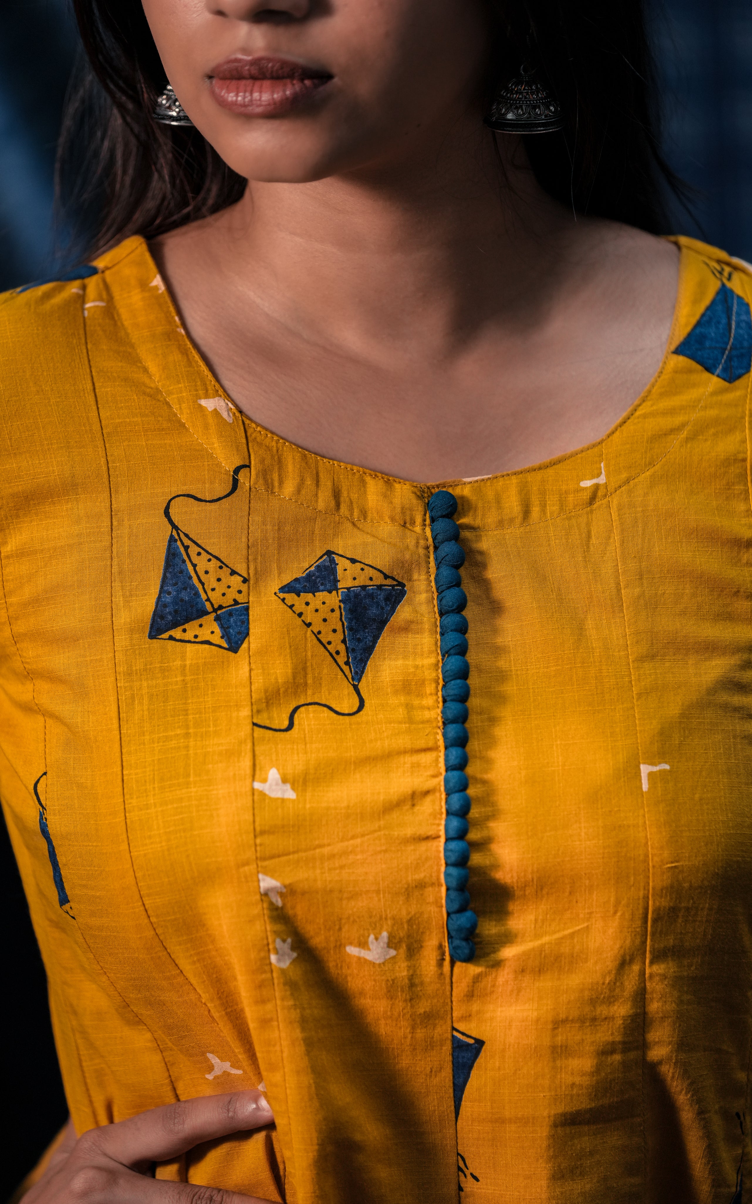 Kite Yellow (Kurti+Dupatta)