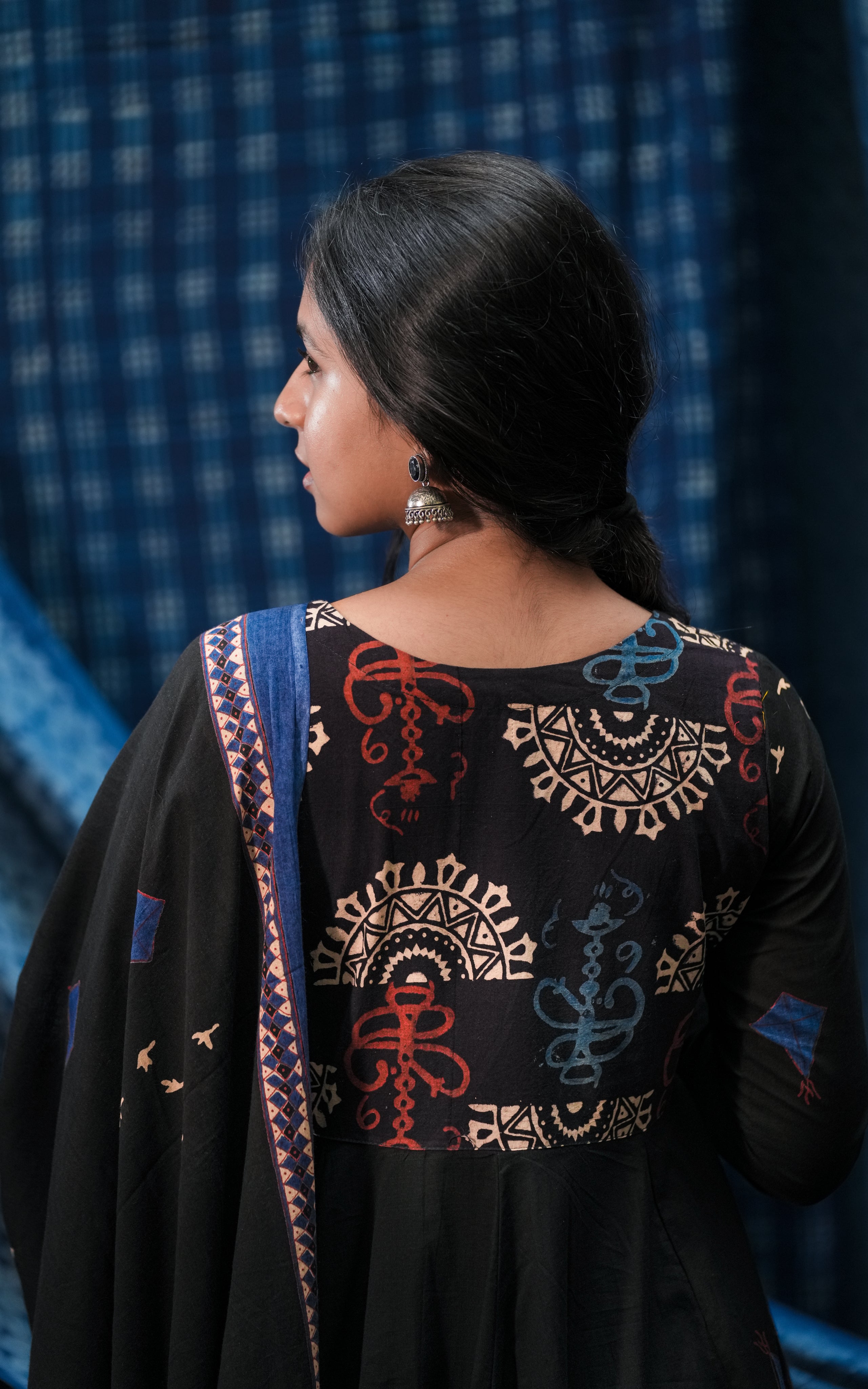 Kite Black (Kurti+Dupatta)