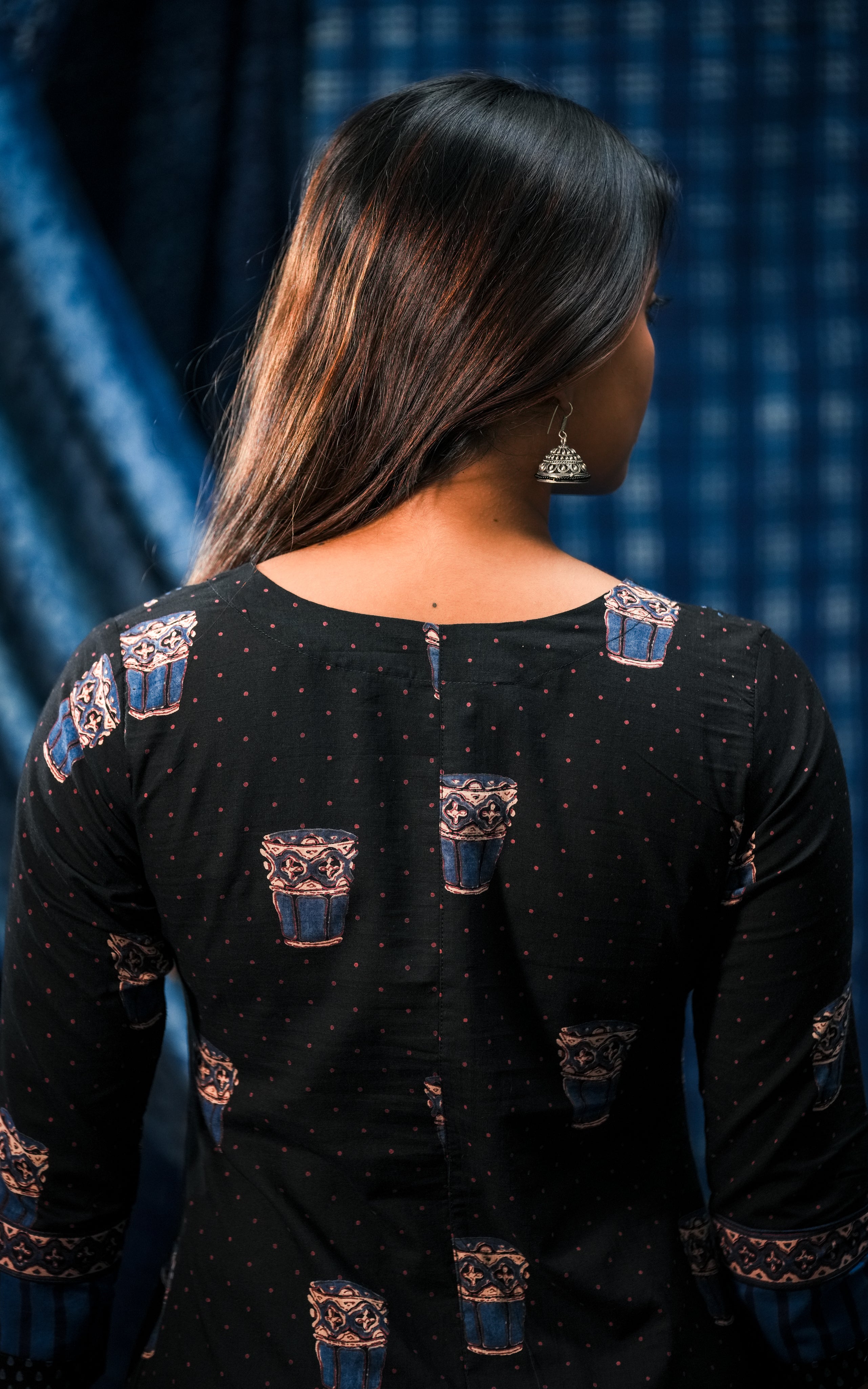 Chai Black (Kurti+Pant+Dupatta)