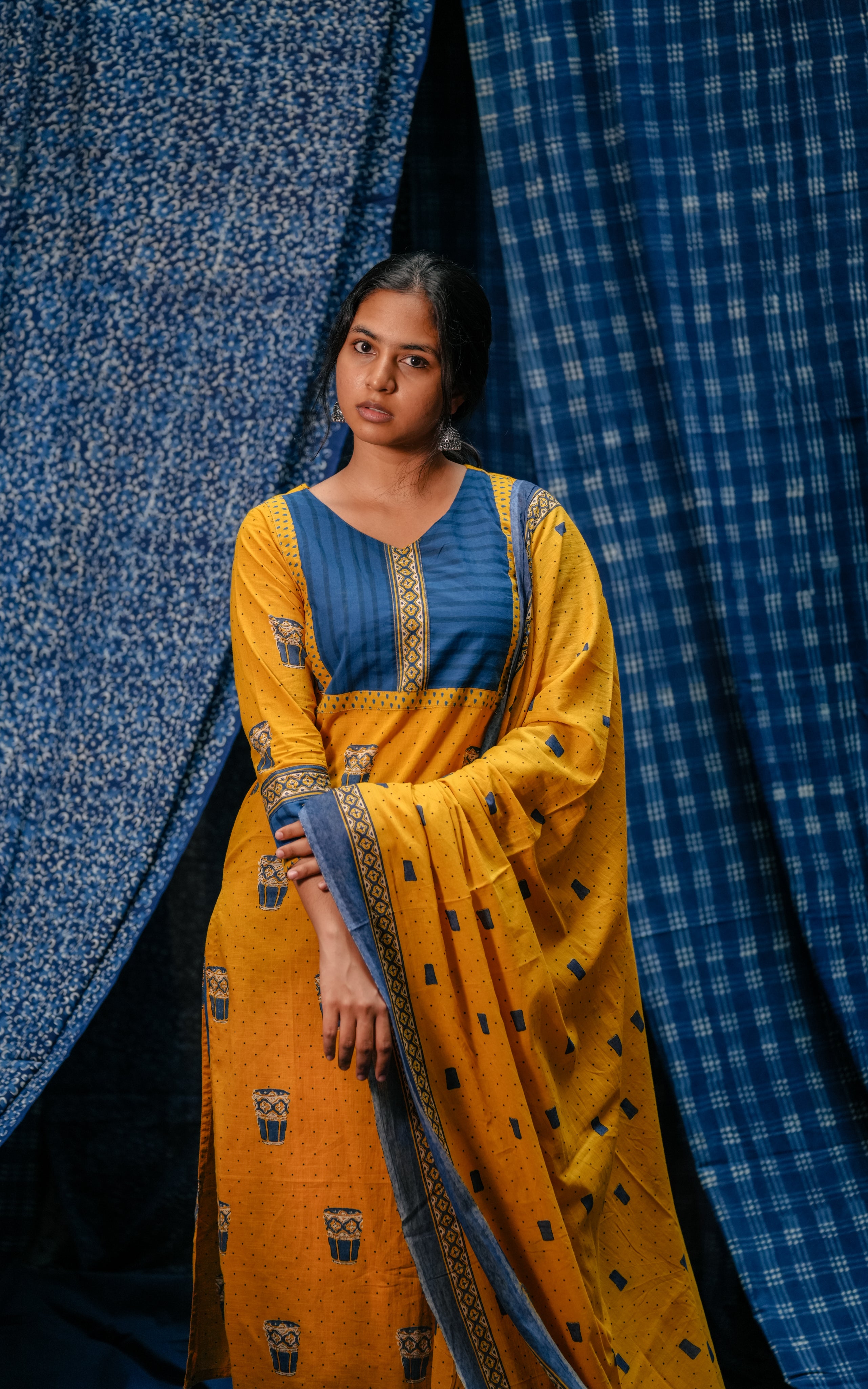 Chai Yellow (Kurti+Pant+Dupatta)
