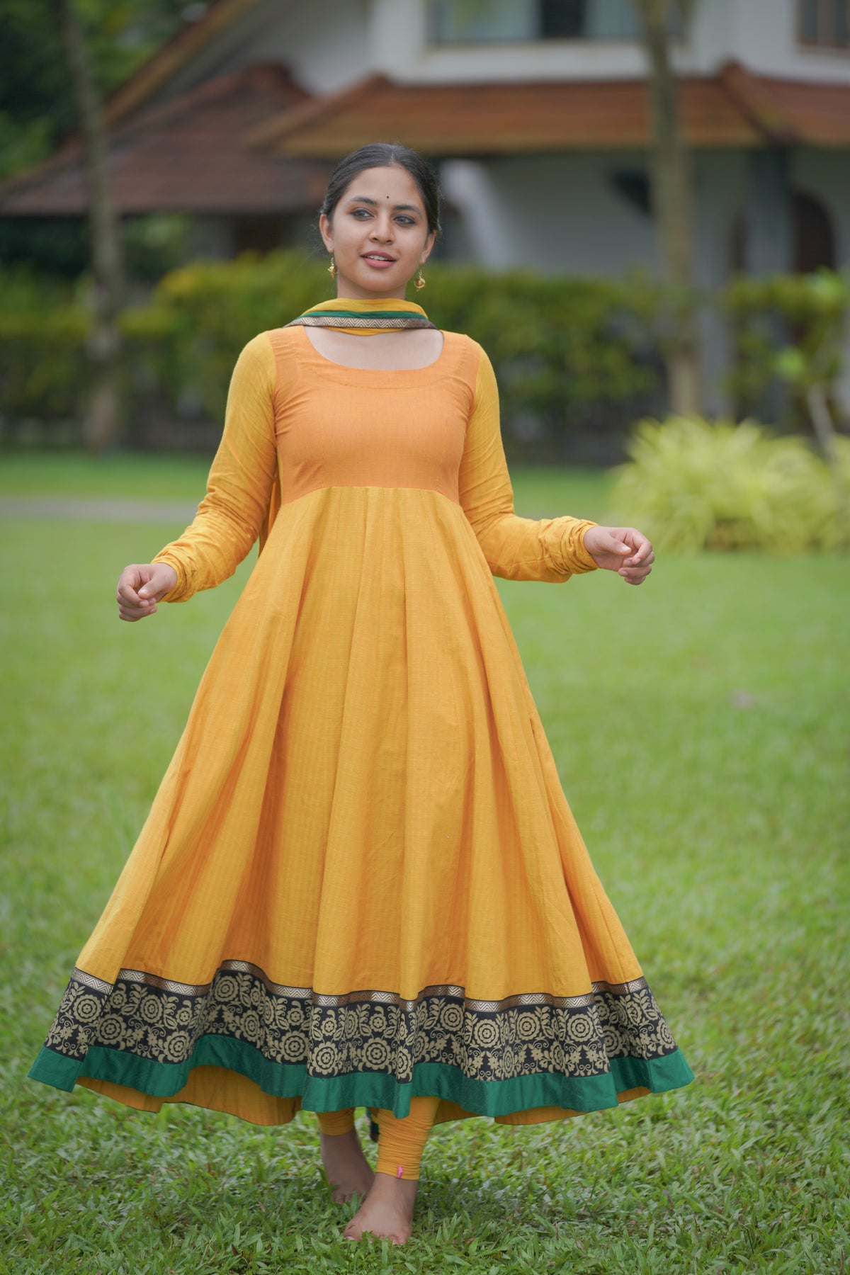 Raavanan Ragini Yellow (Kurti+Dupatta)