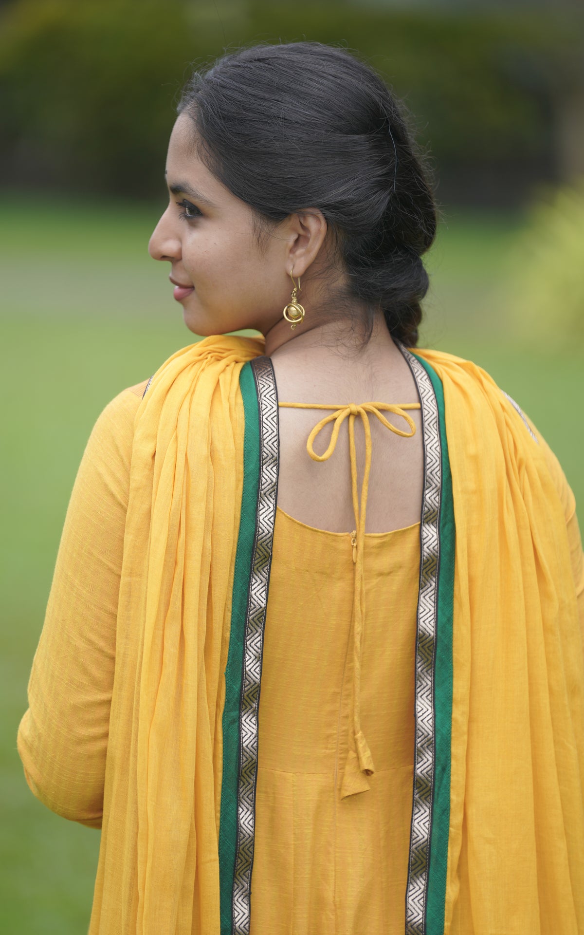 Raavanan Ragini Yellow (Kurti+Dupatta)