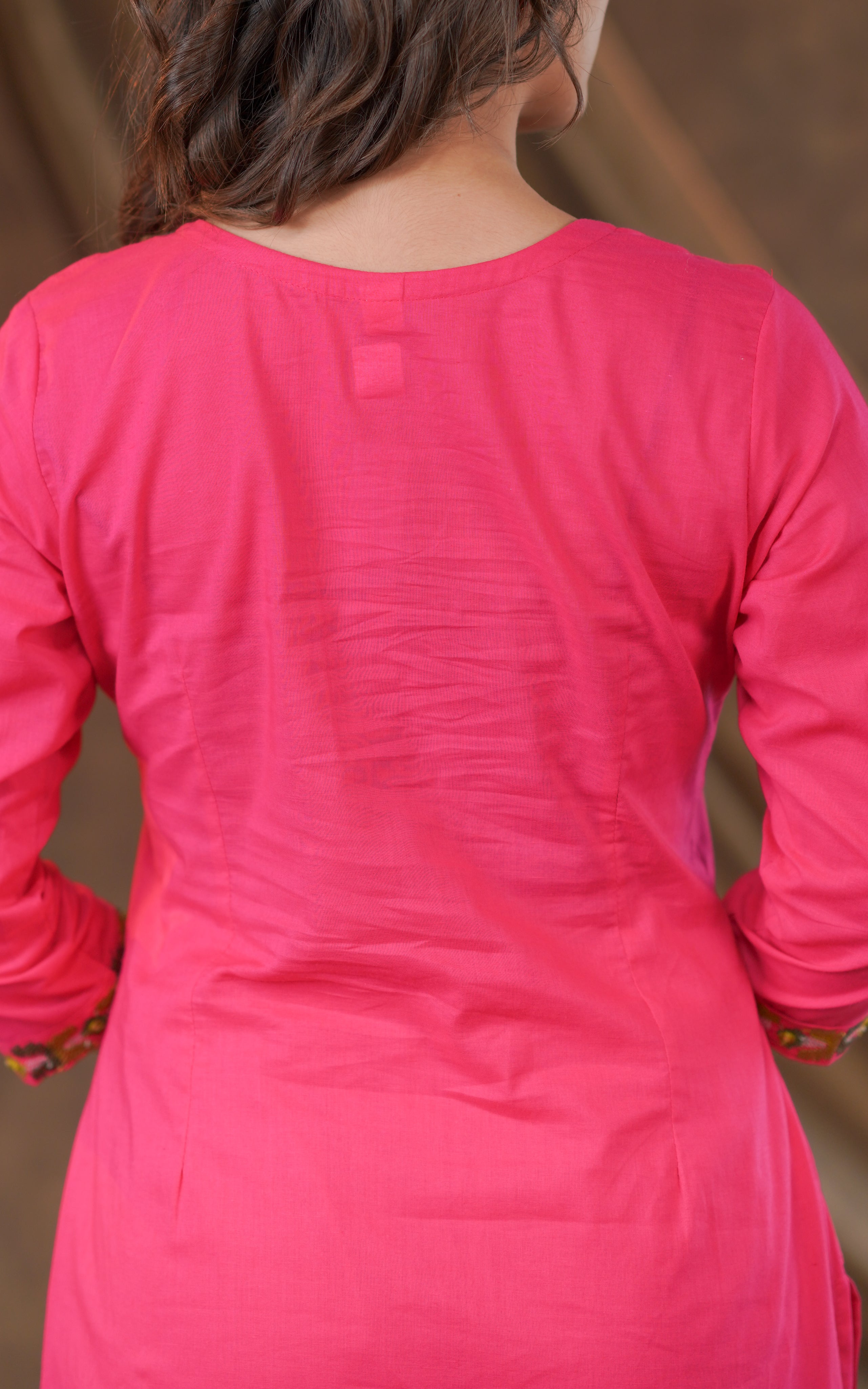 Straight-cut kurti set for women