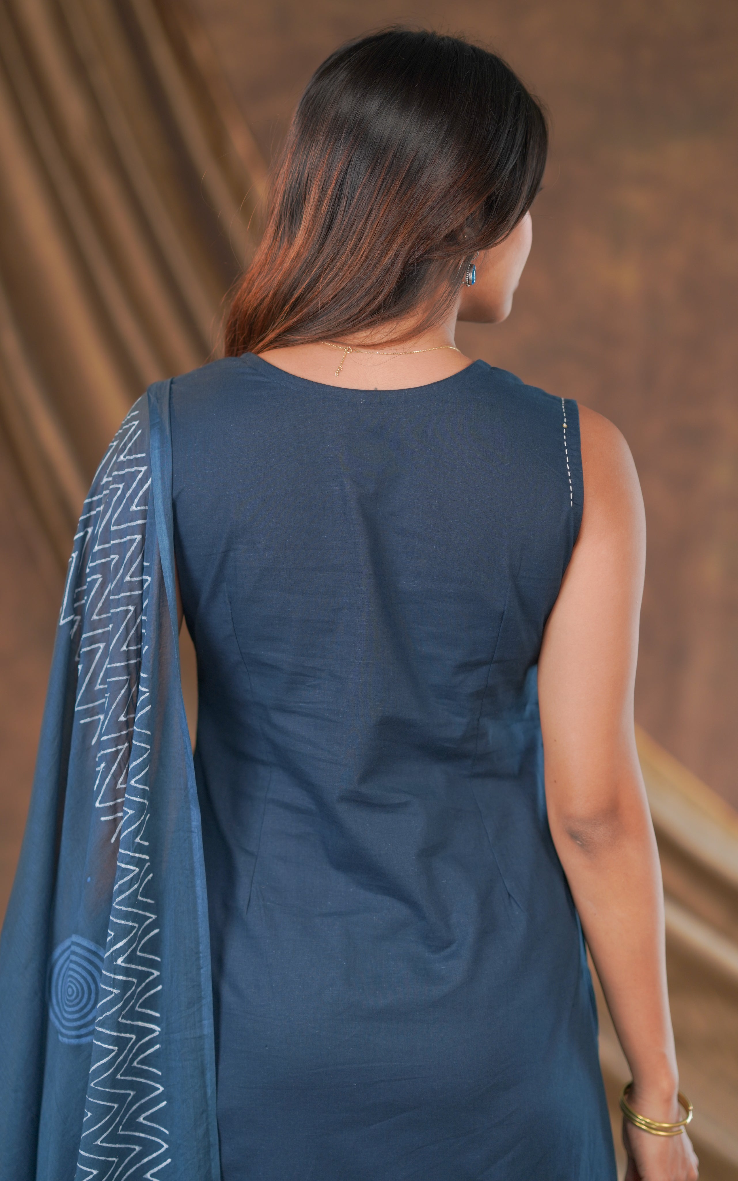 Cotton straight cut kurti