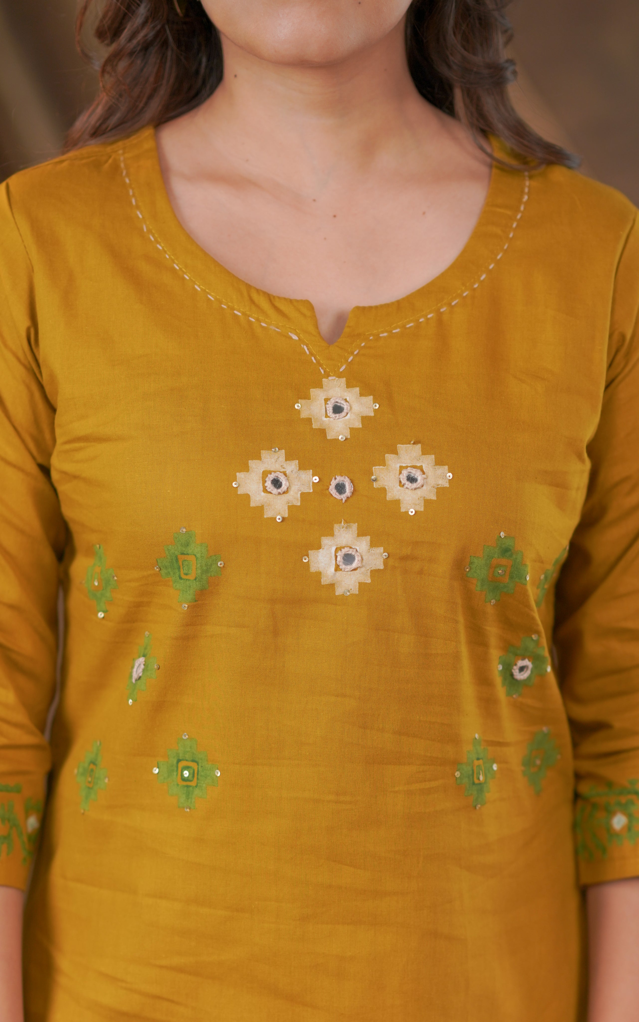 Rasvini Handblock (Kurti+Pant+Dupatta)