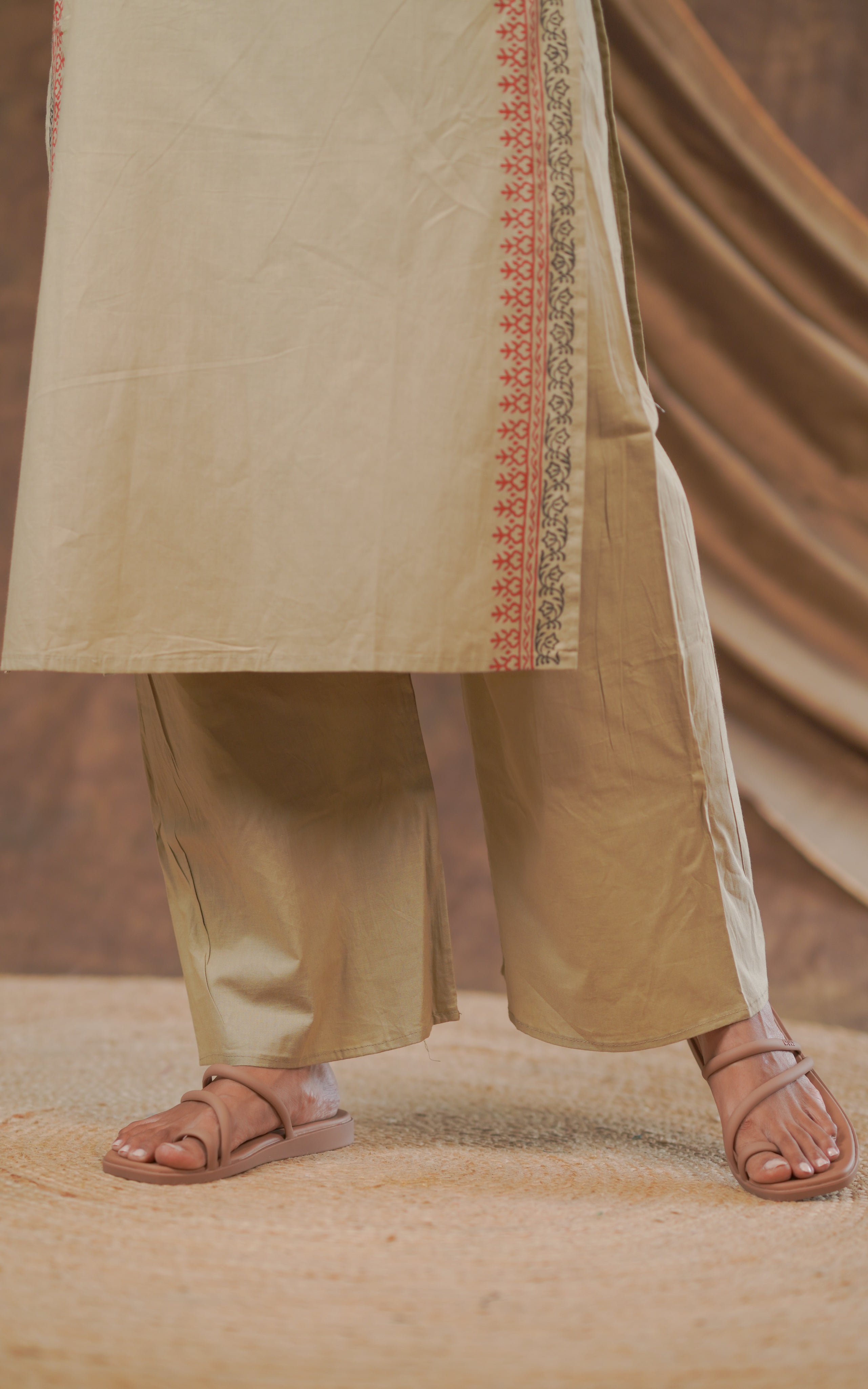 Varuda Handblock (Kurti+Pant+Dupatta)