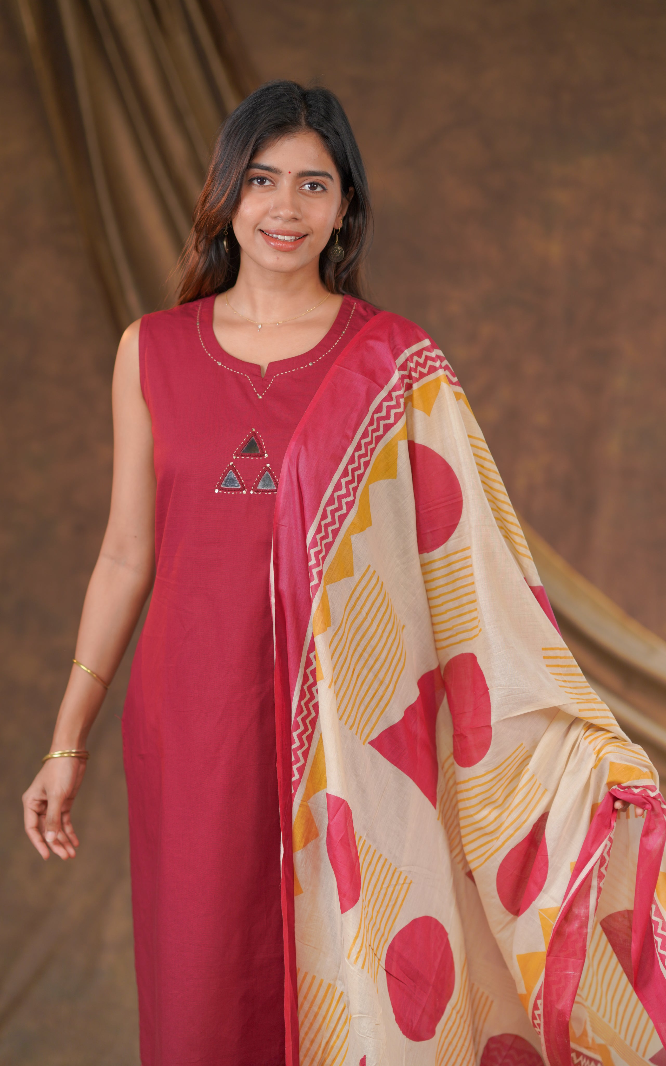 Daily wear straight cut kurti sets