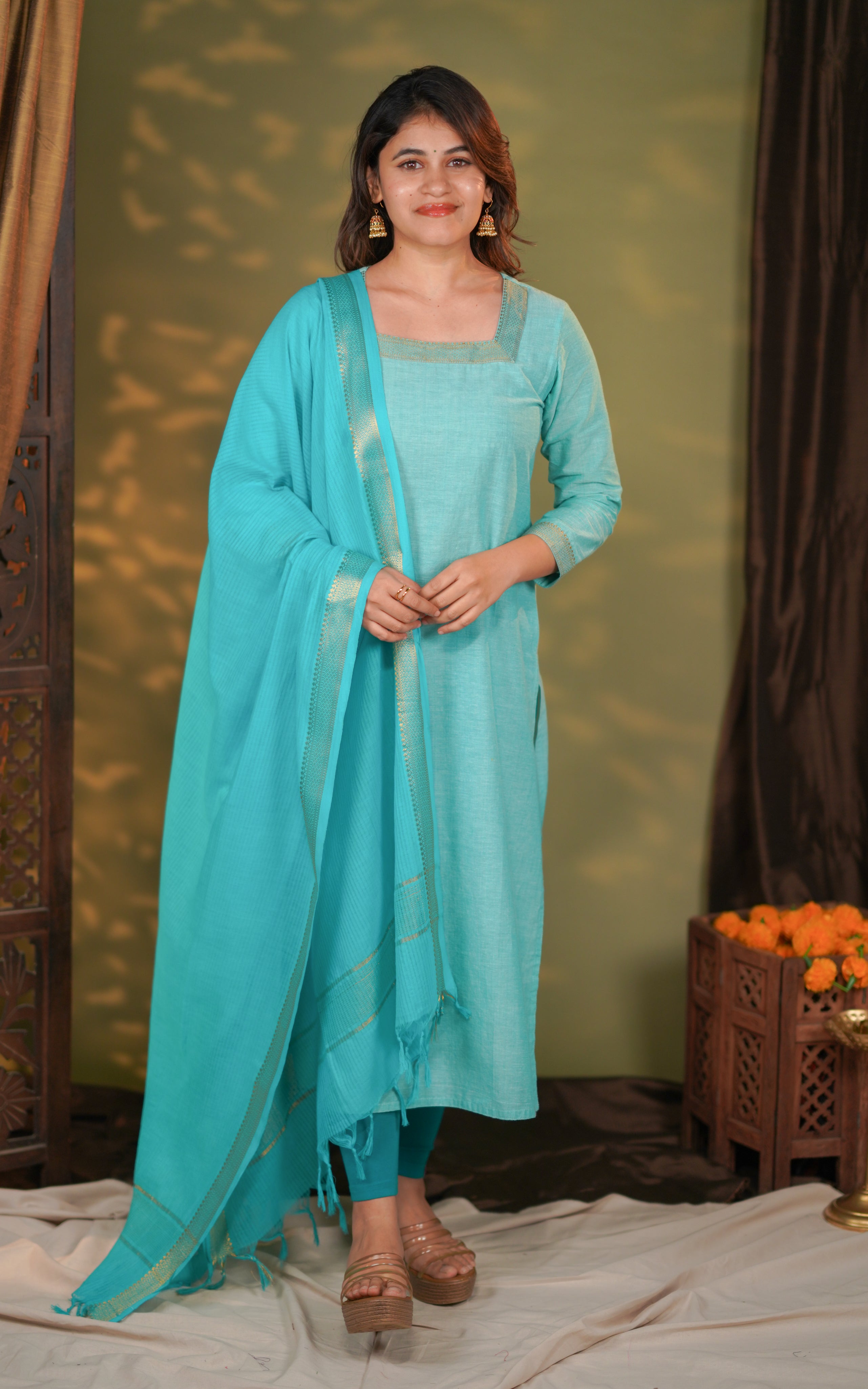 Saravana Jyotika (Kurti+Dupatta)