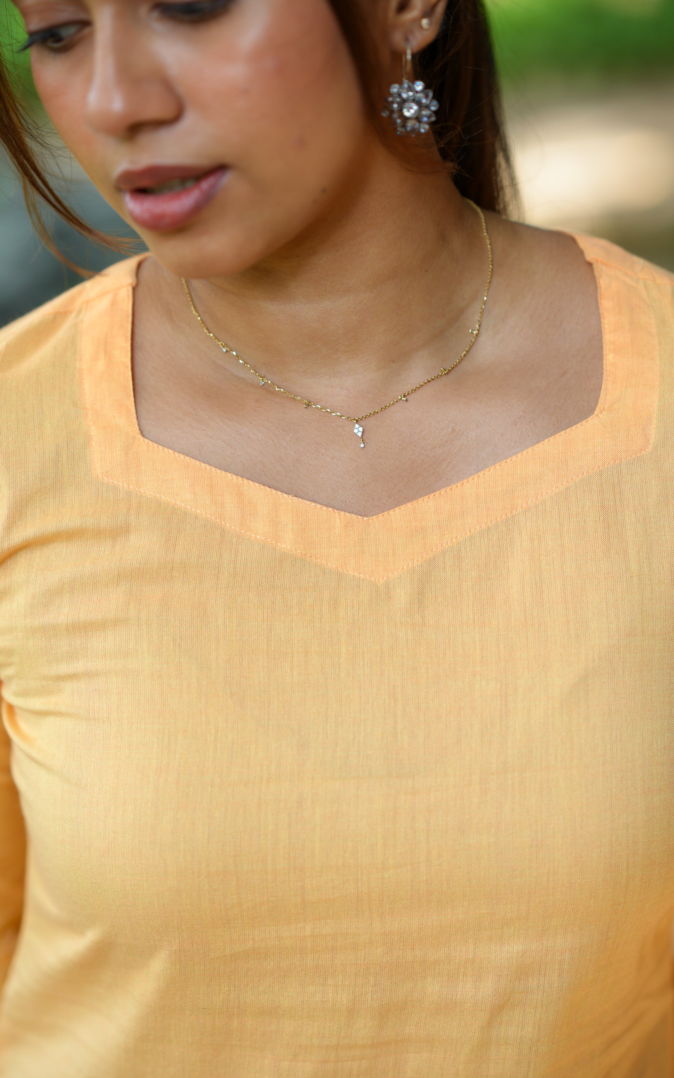 Cotton straight kurti