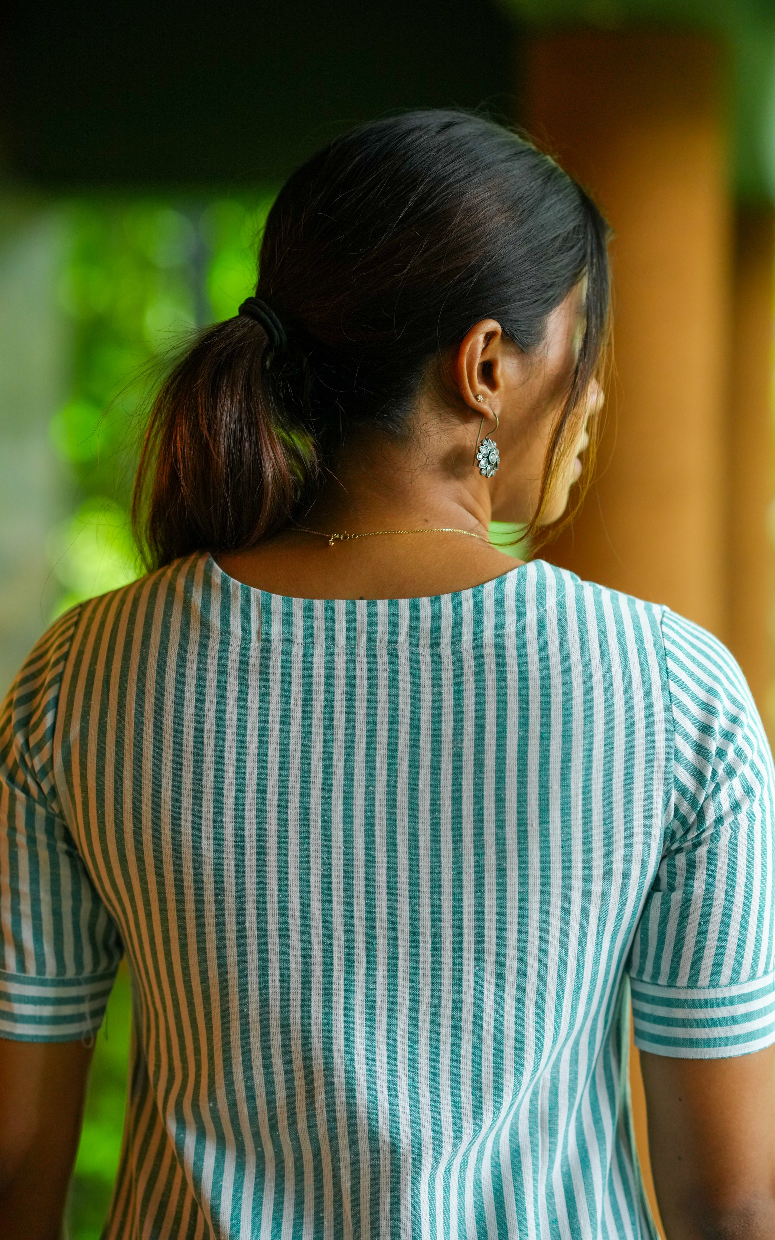 A graceful blend of modesty and style, ideal for the woman who embraces tradition with a twist