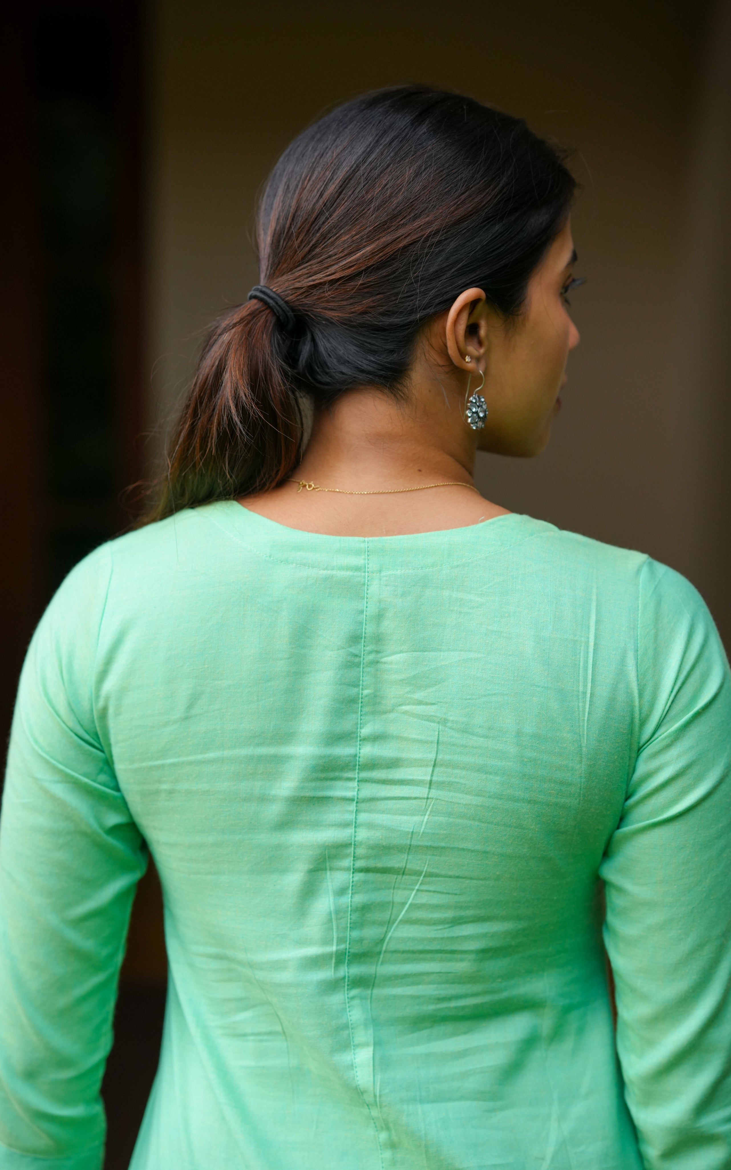 green kurti