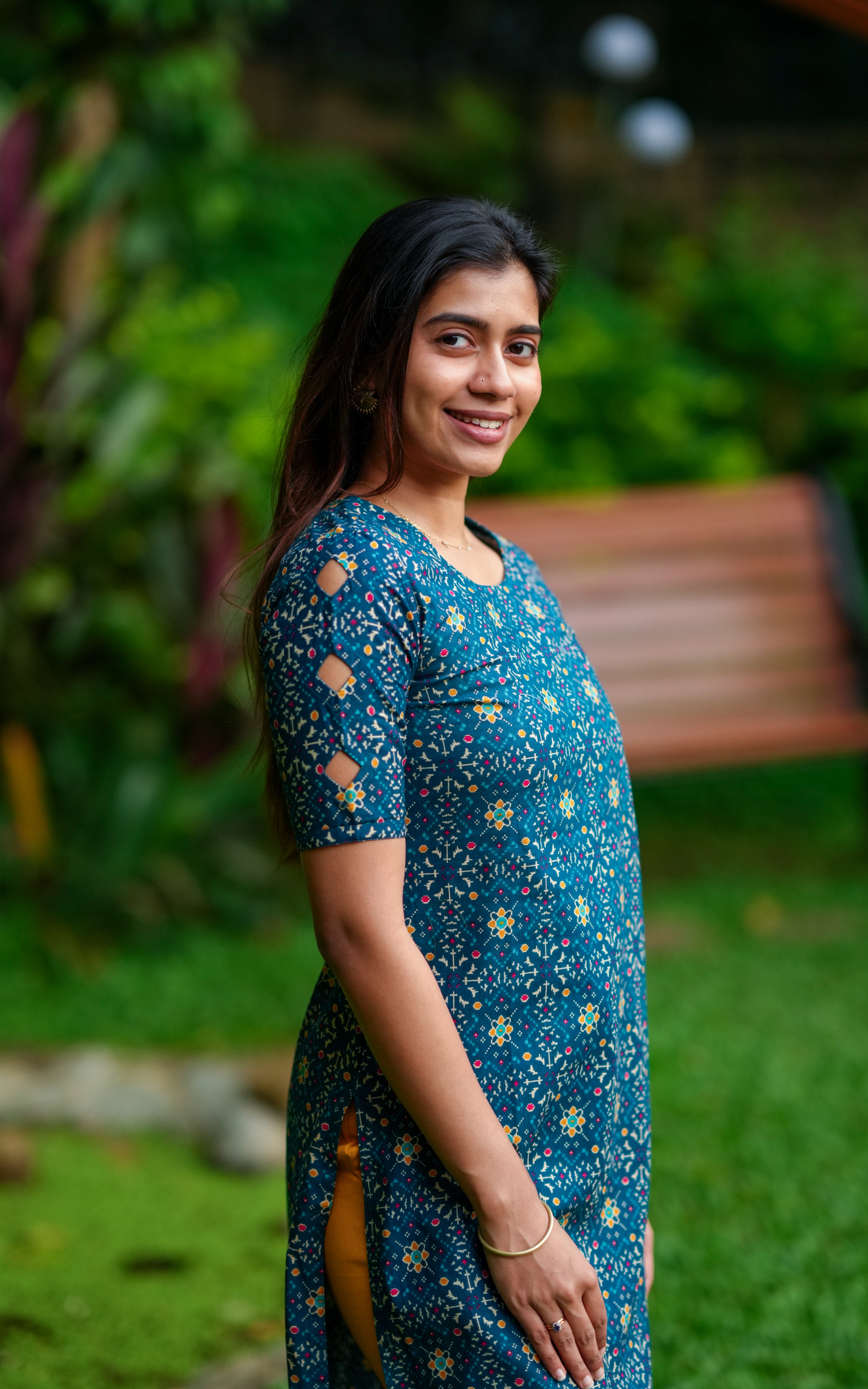 Cotton straight kurti