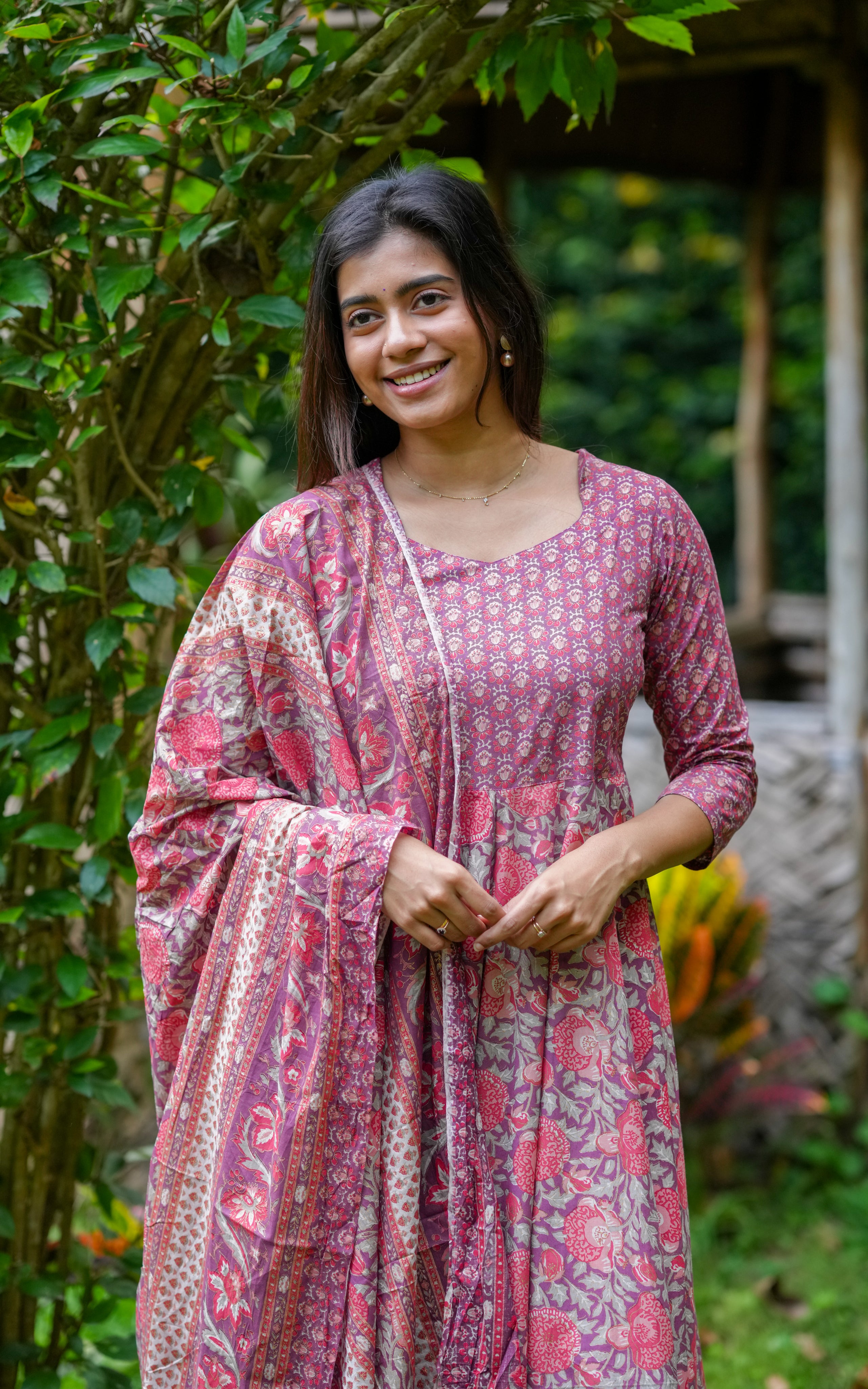 Cotton Anarkali kurti for casual wear
