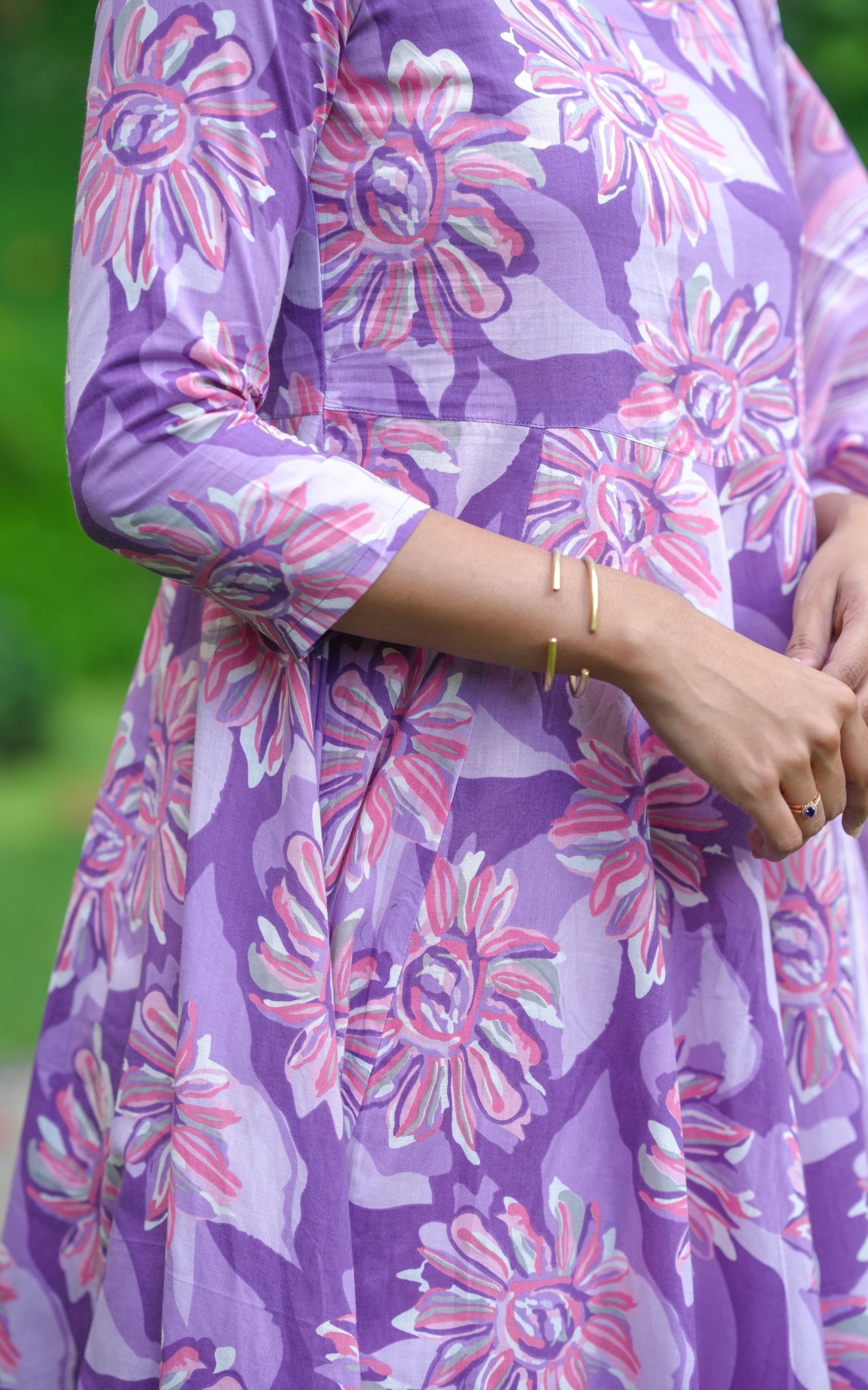 Cotton Anarkali kurti for casual wear
