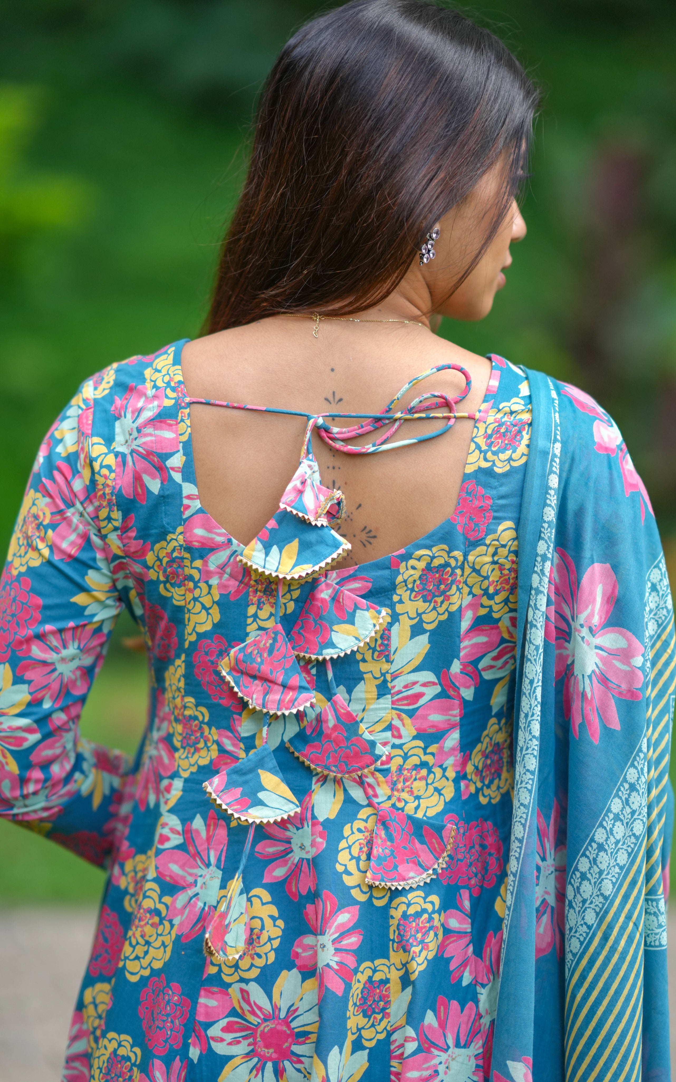 Cotton Anarkali kurti for casual wear