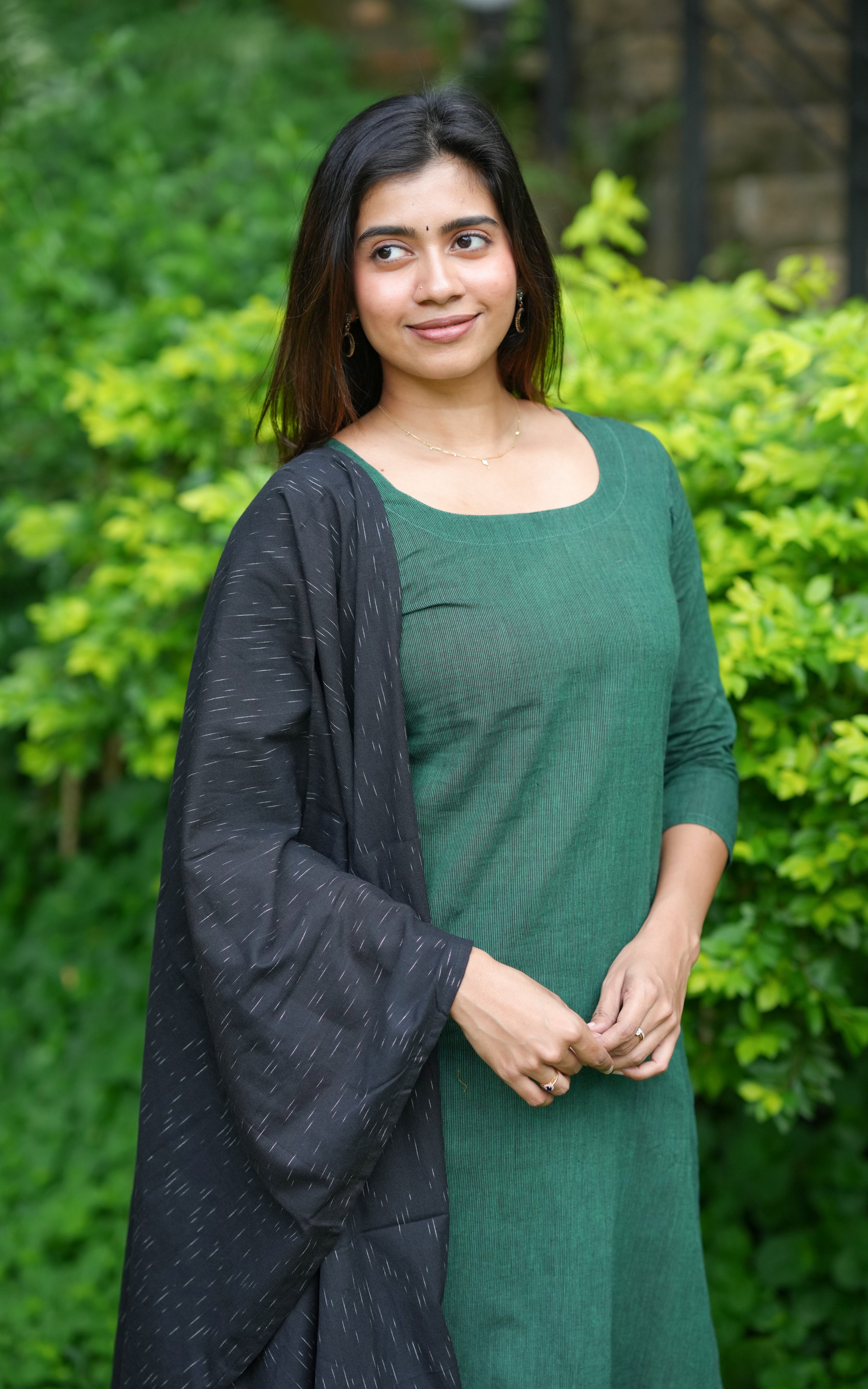 Chameli Green (Kurti+Pant+Dupatta)