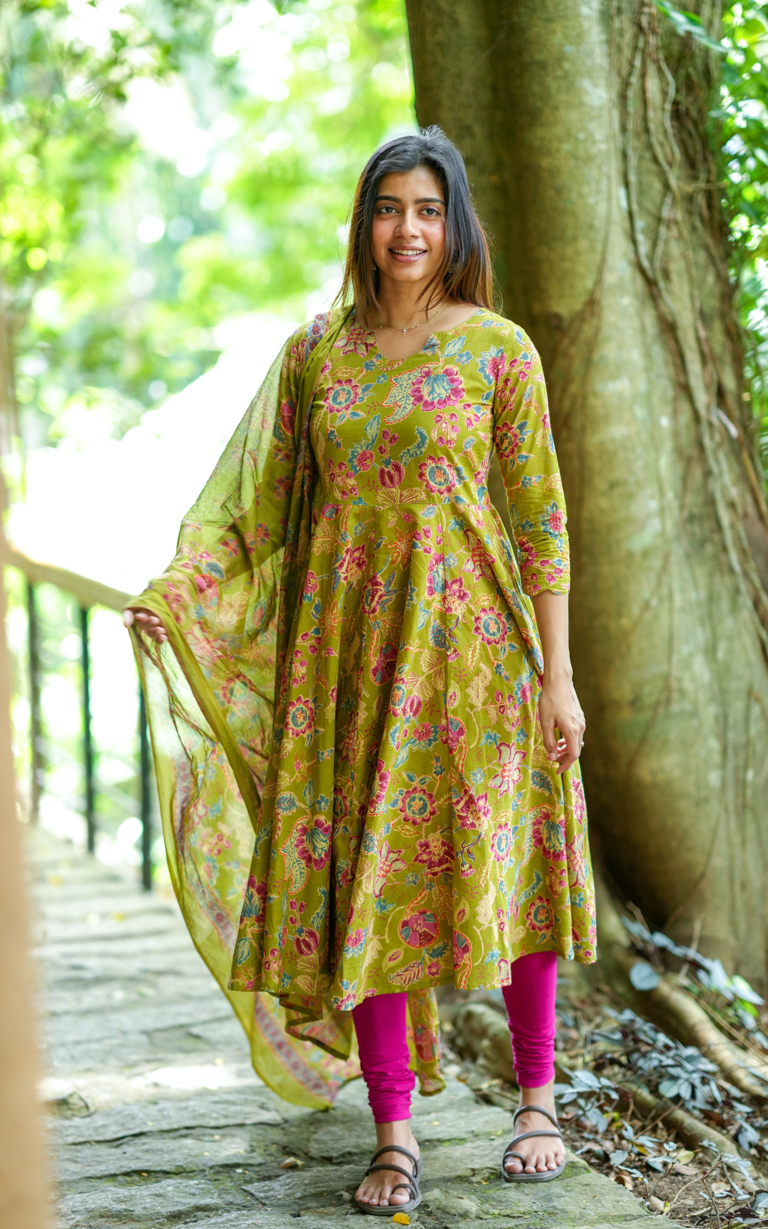 Anarkali kurti for festive occasions