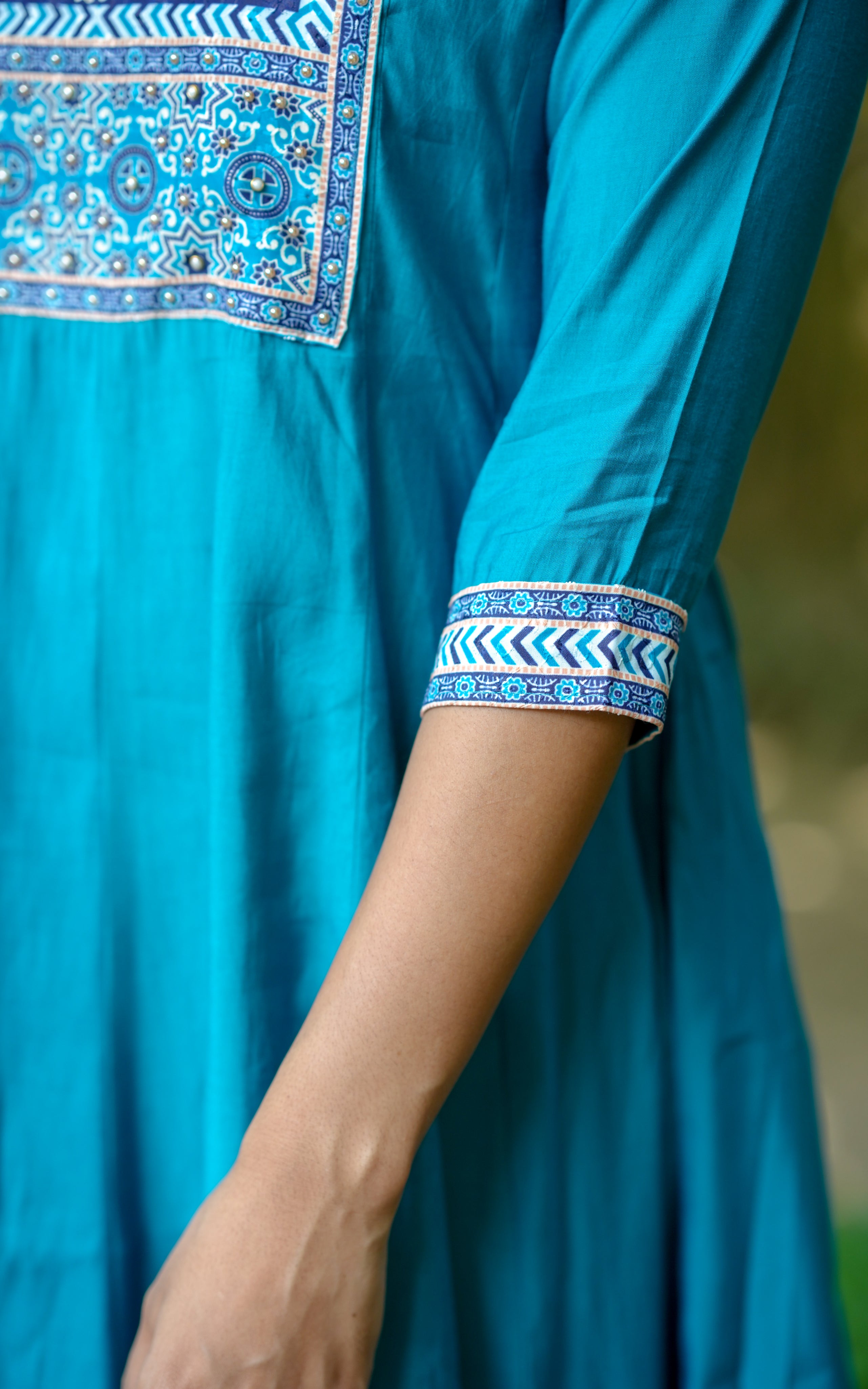 Silk Anarkali for festive season