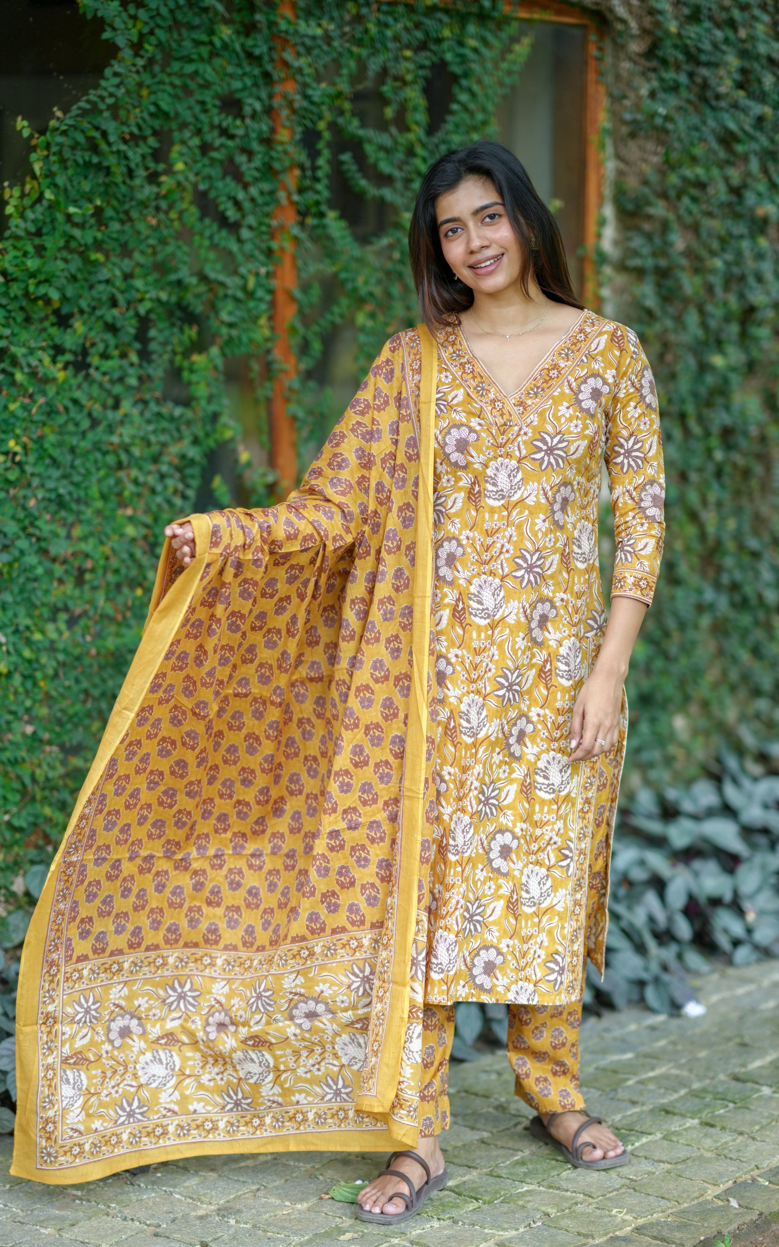 Cotton straight kurti
