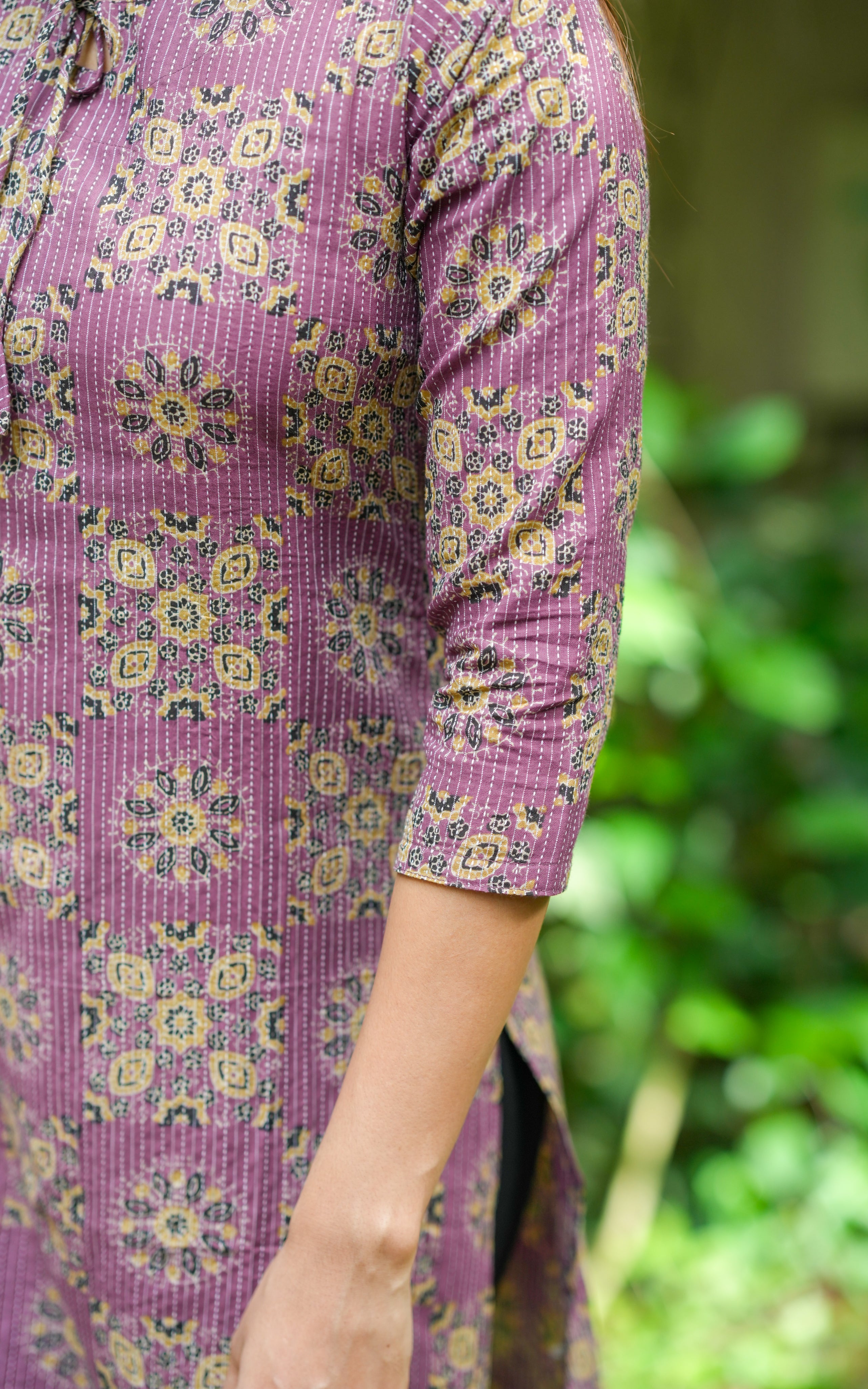 Plum color kurti