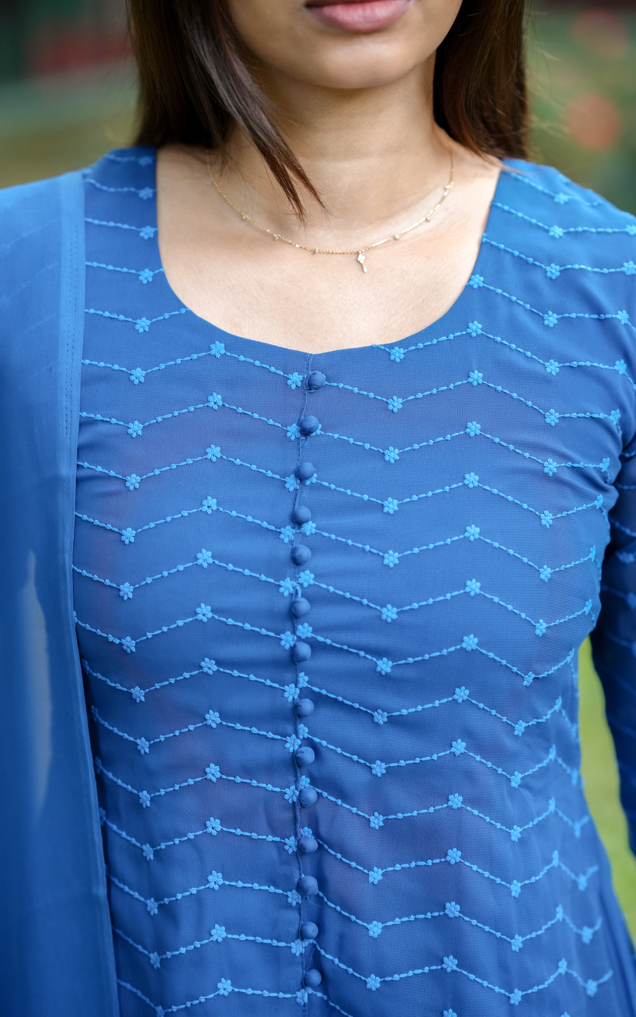 Stylish A-line kurti for office
