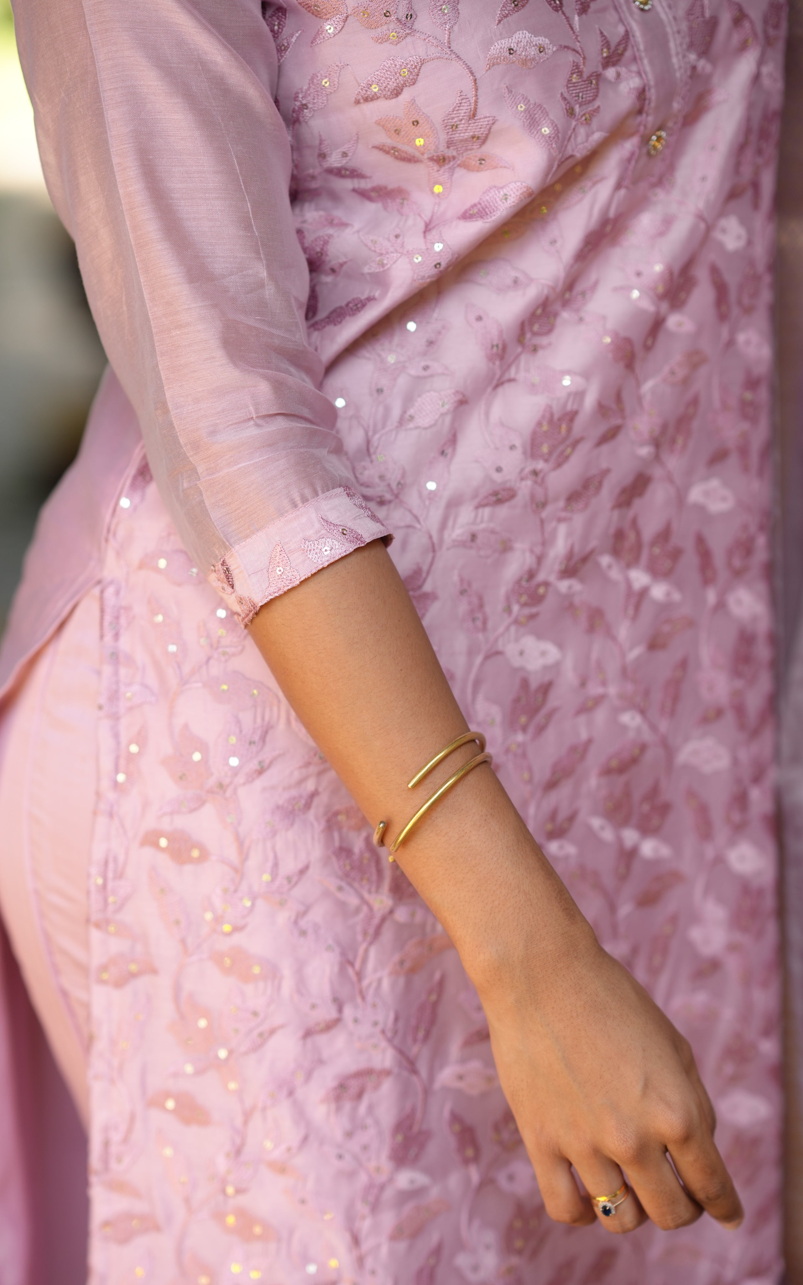 Rithuska Onion Pink (Kurti+Pant+Dupatta)