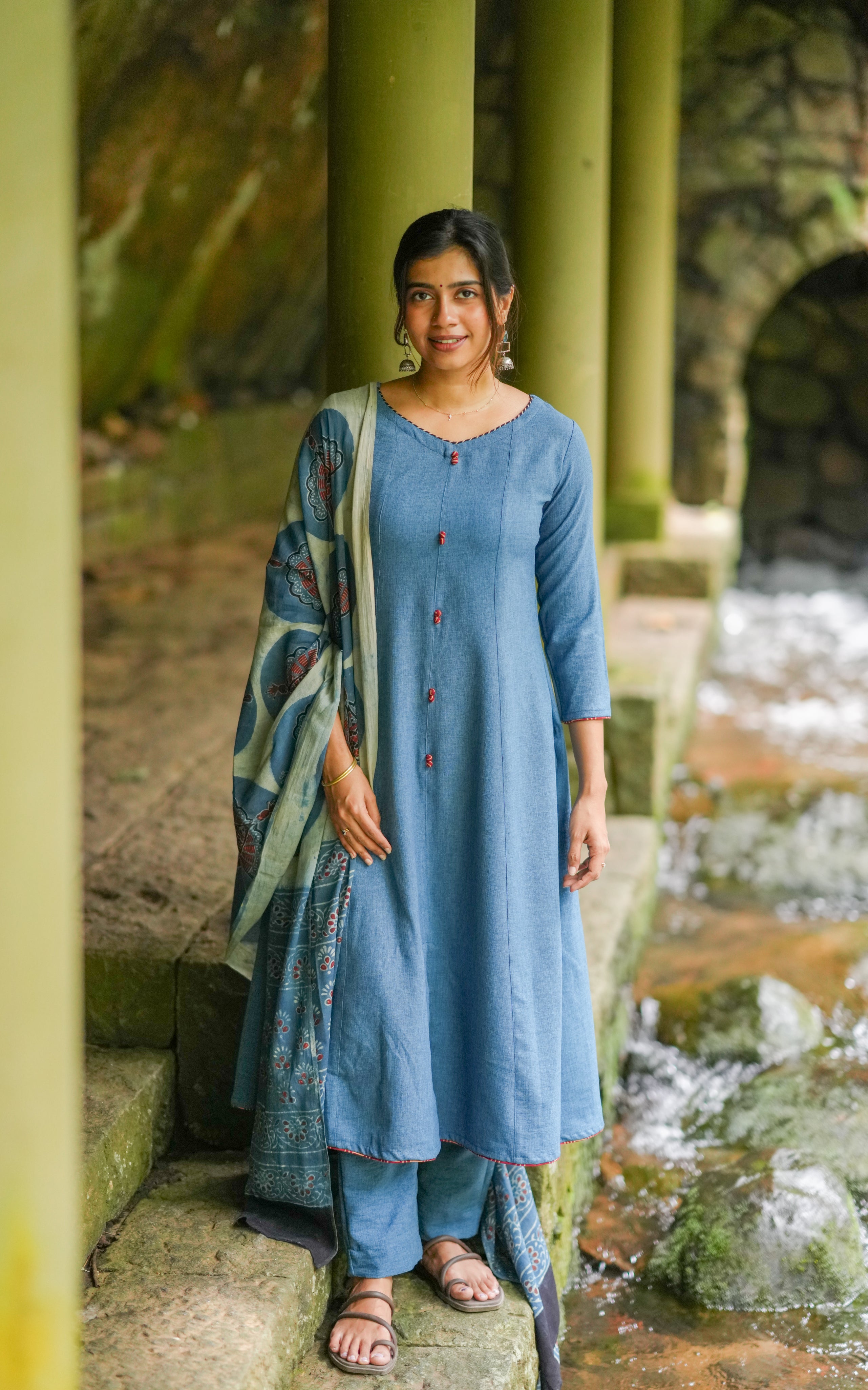 A-line kurti with pants
