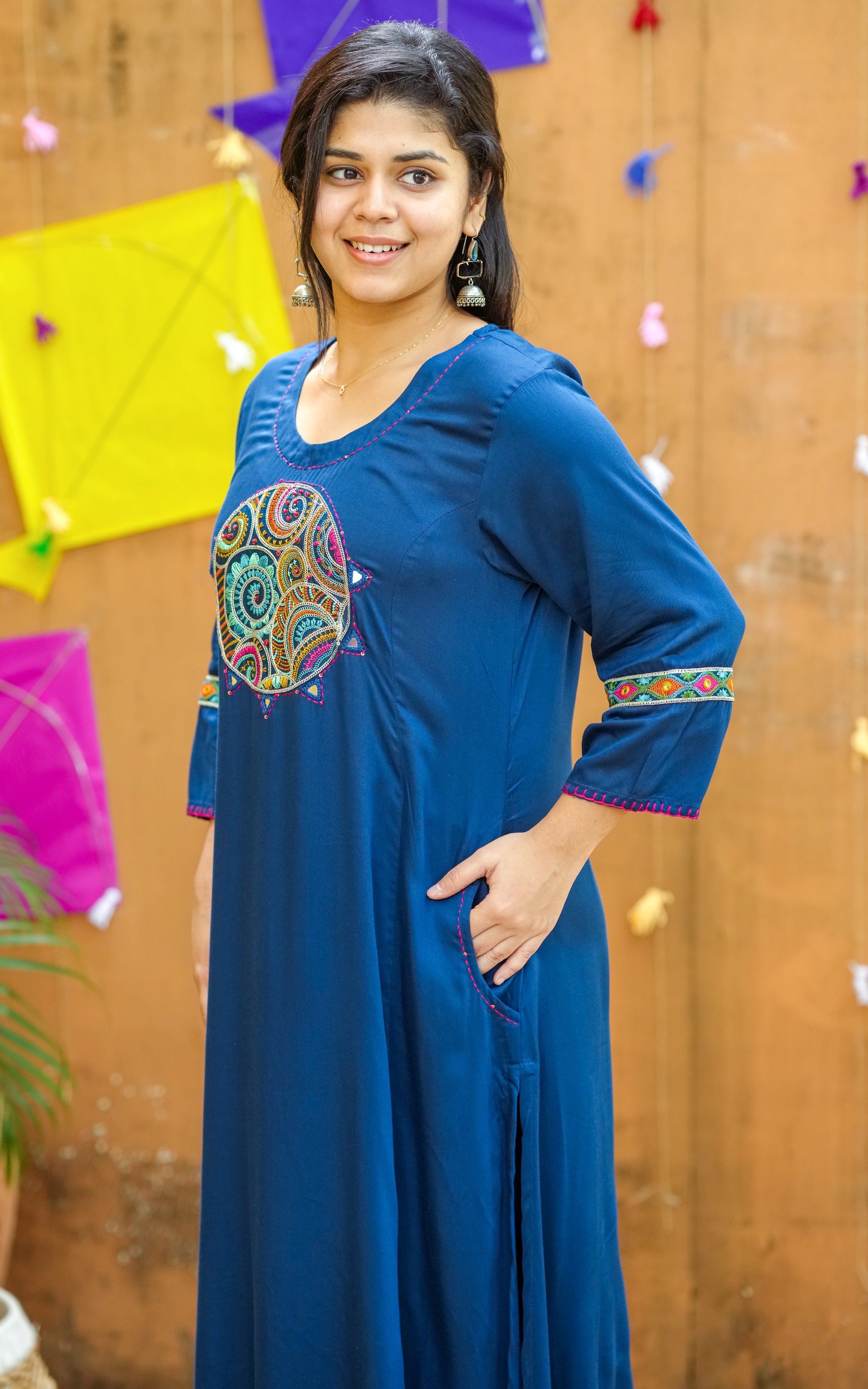 Daily wear Aline kurti for women