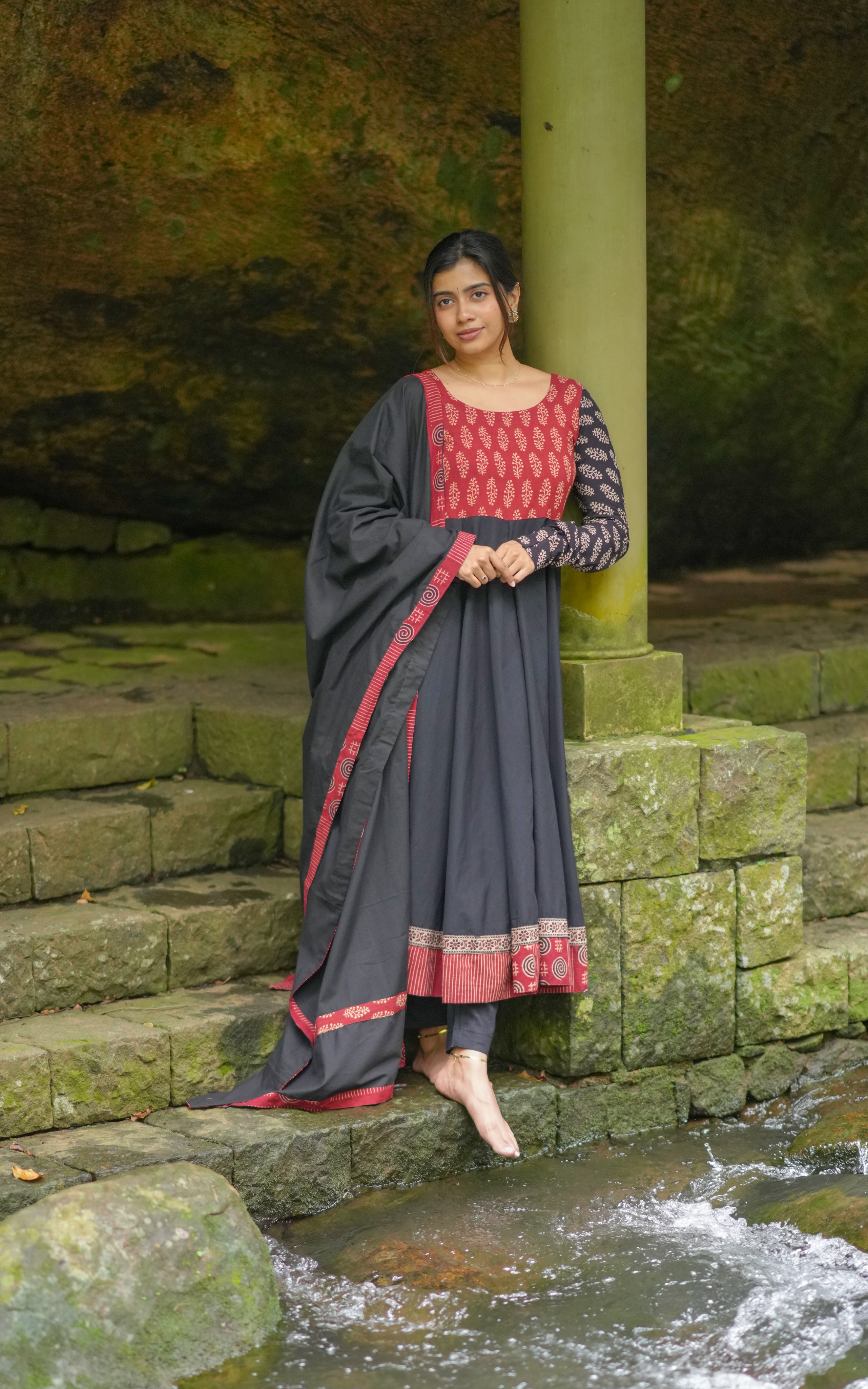 Cotton Anarkali kurti for casual wear