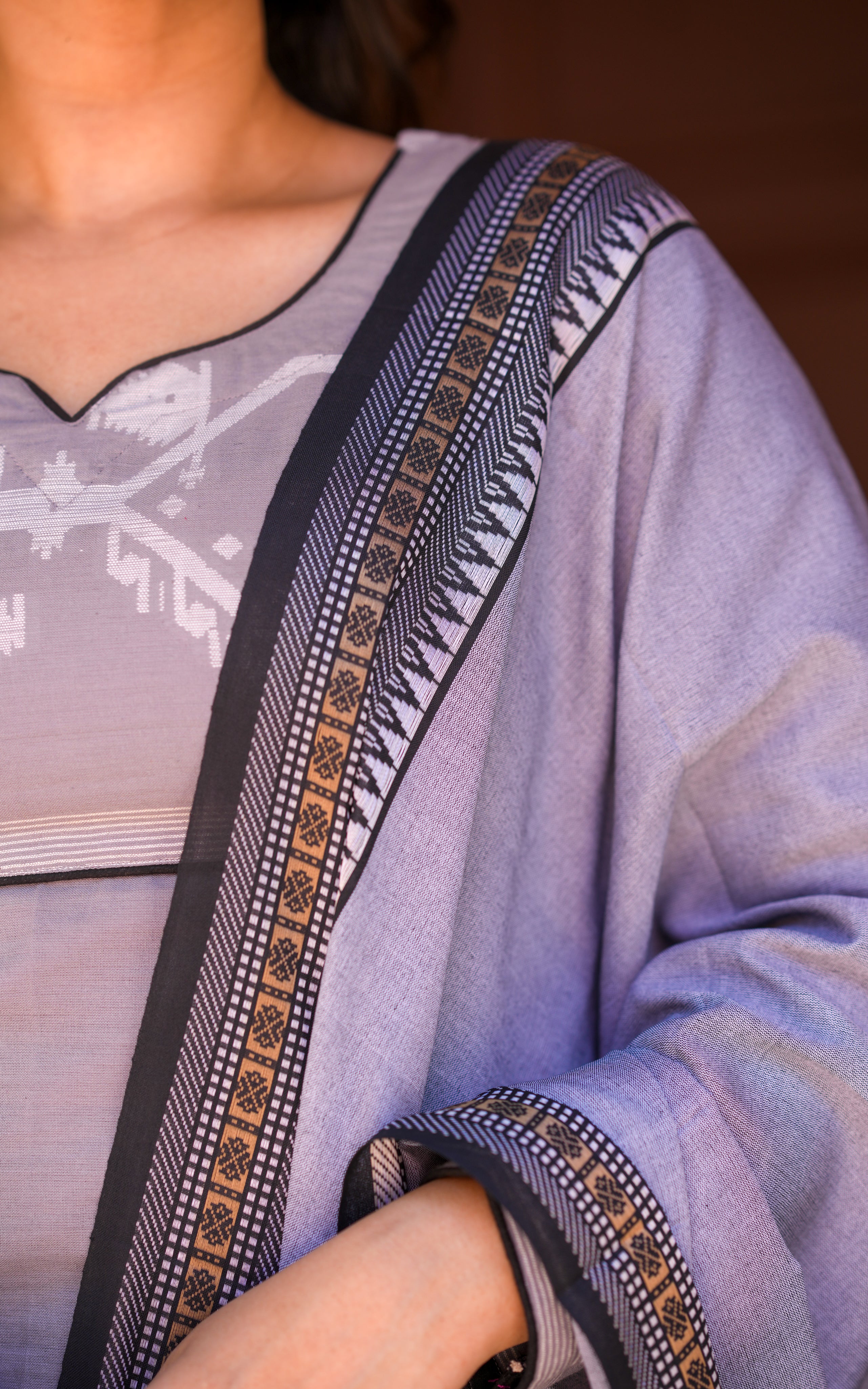 Nerida Grey (Kurti+Dupatta)