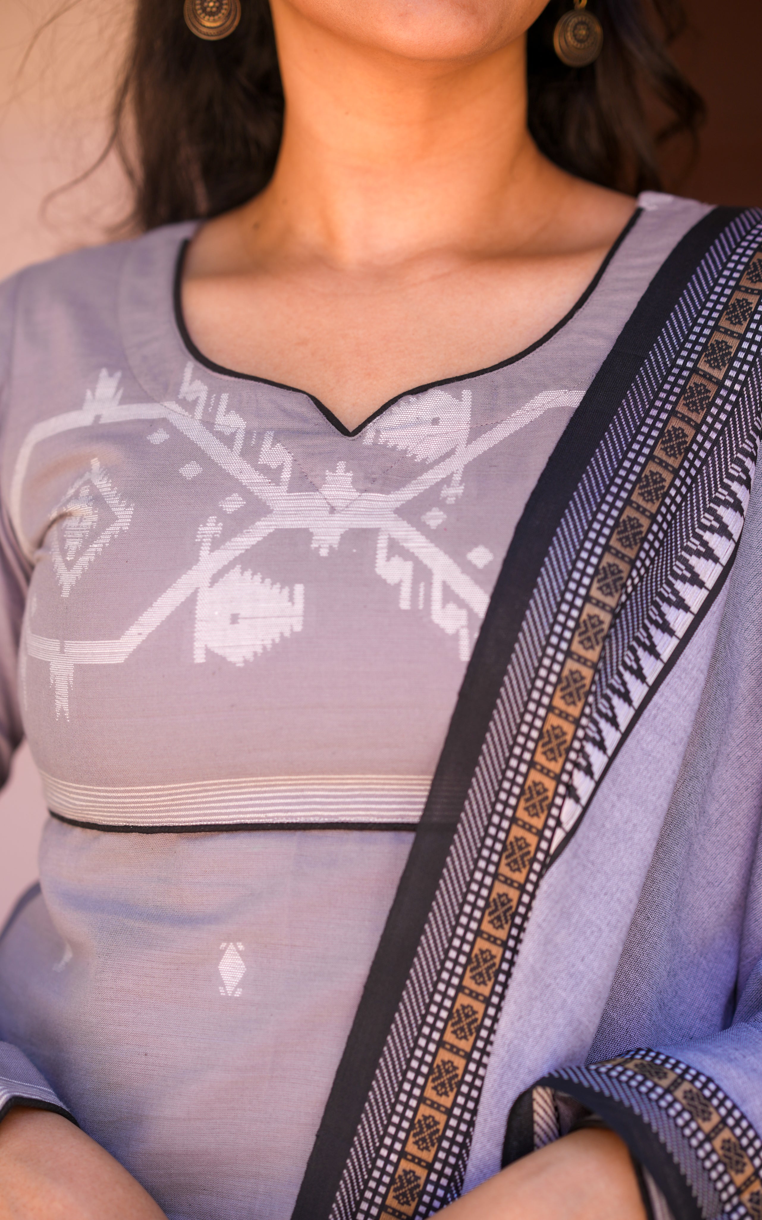 Nerida Grey (Kurti+Dupatta)