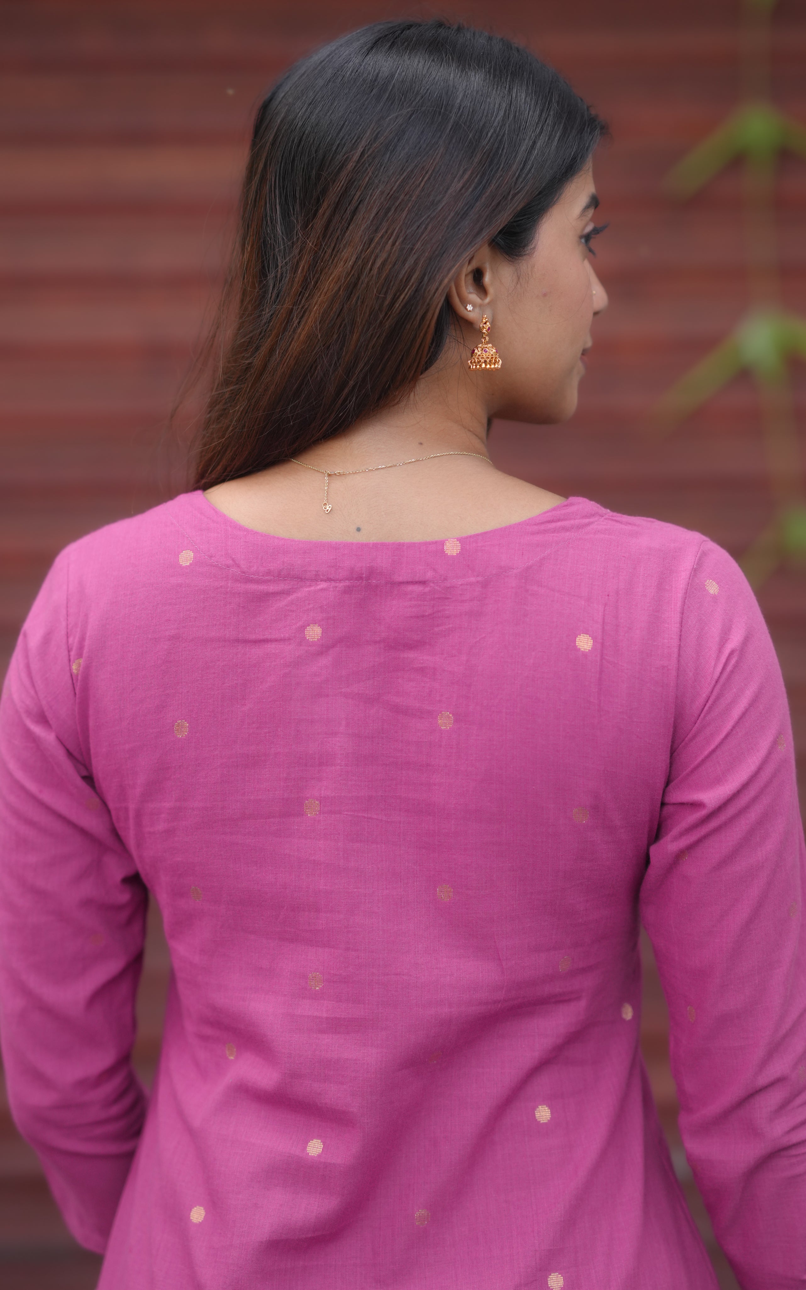 Farah Onion Pink (Kurti+Pani+Dupatta)