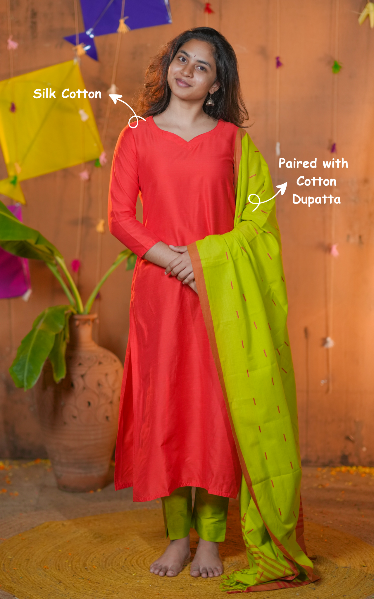 Minnoli (Kurti+Dupatta)