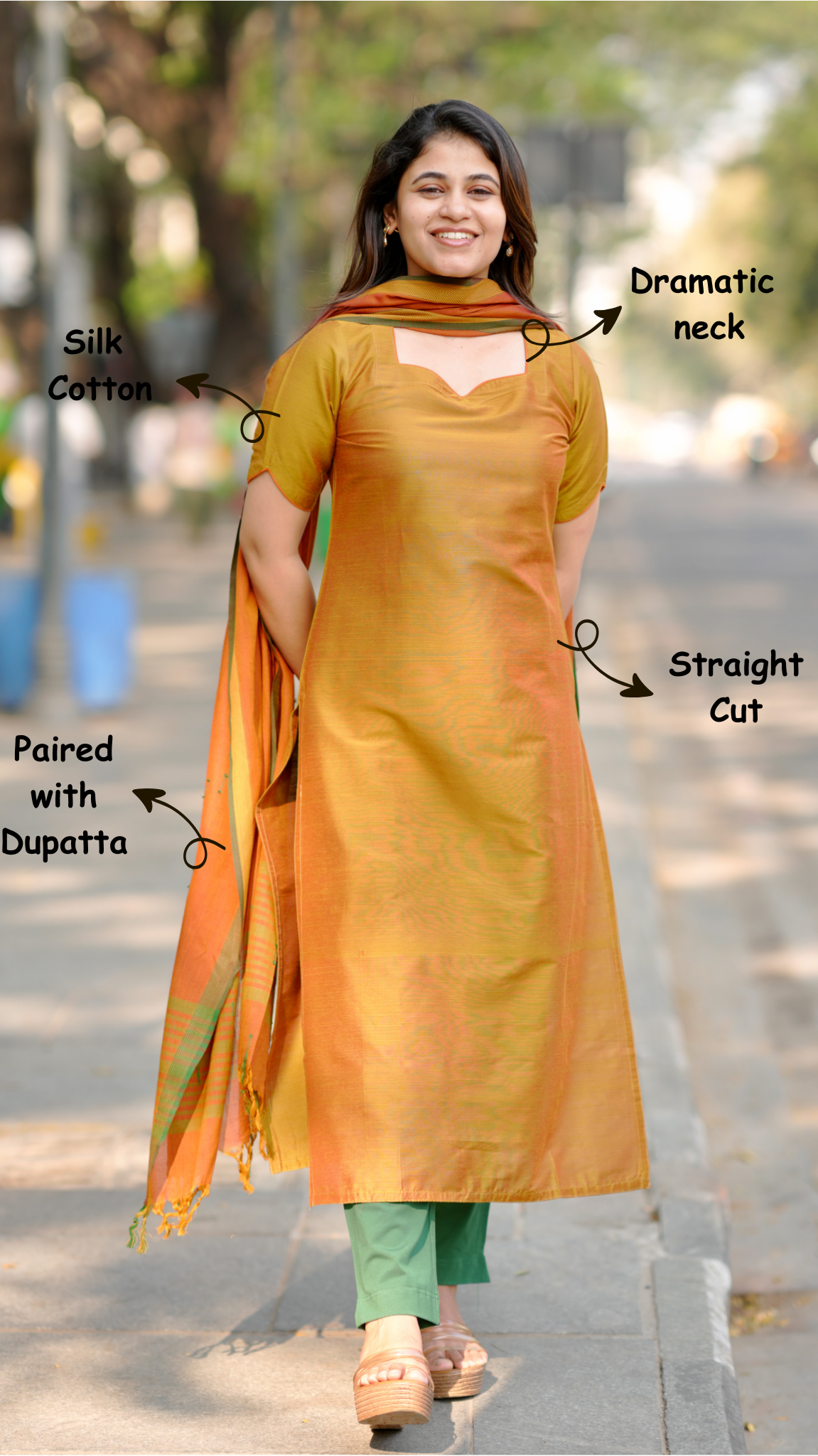 Kavimozhi (Kurti+Dupatta)