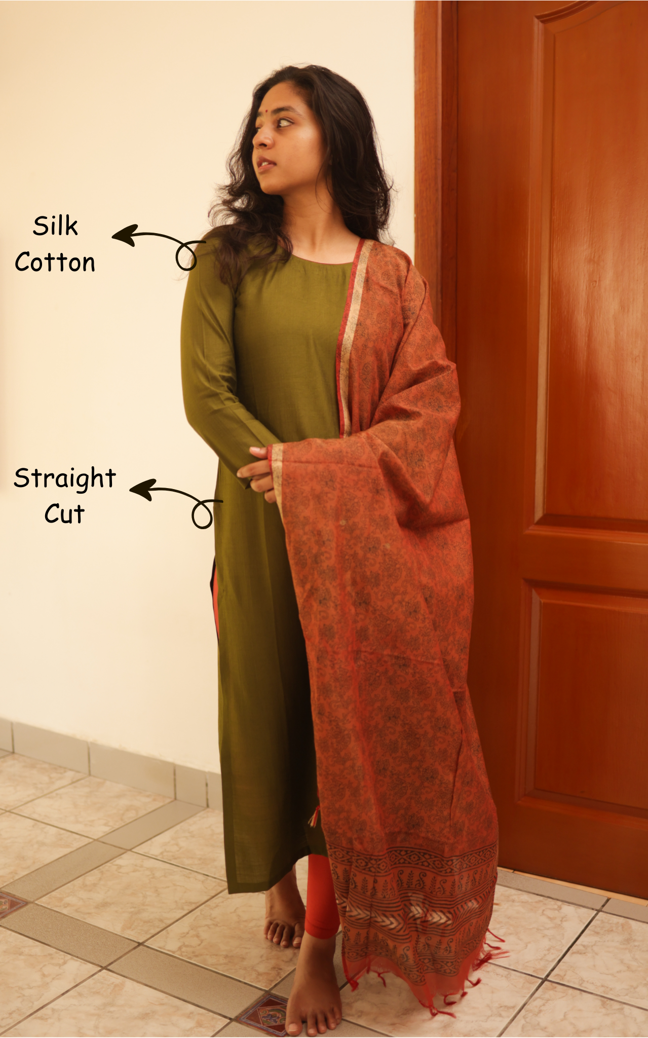 Simple ethnic wear
