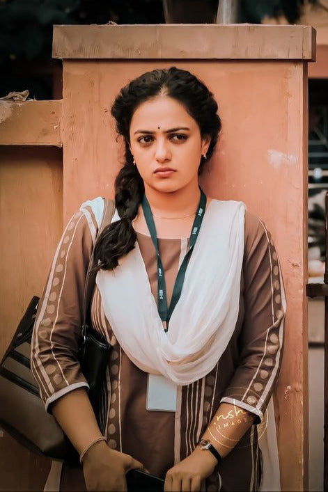 Deep brown with beige patterns