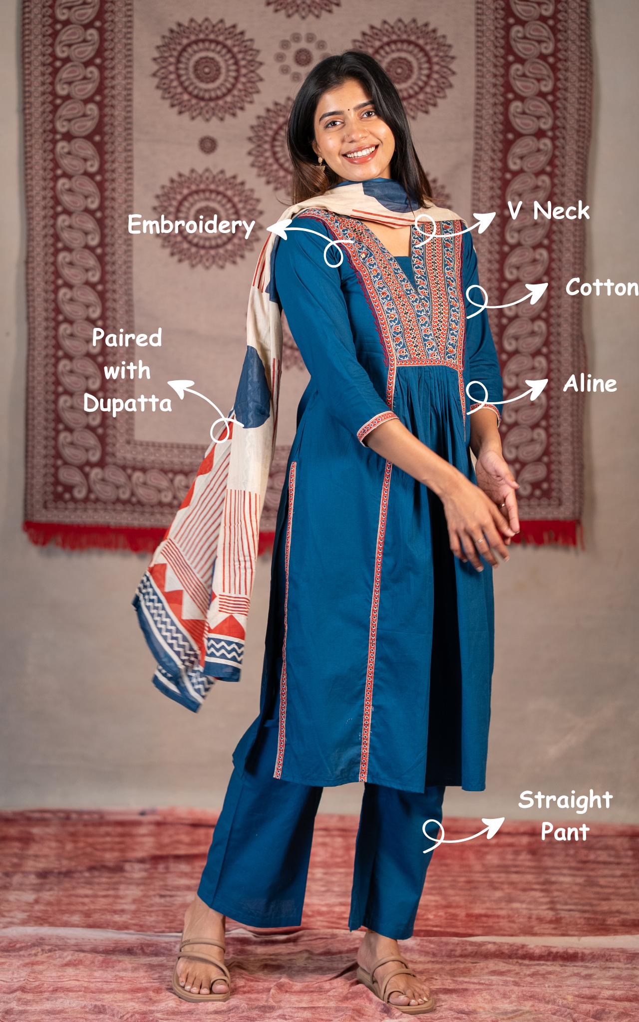 Stylish cotton kurti set for everyday wear
Comfortable and trendy cotton kurti set for women