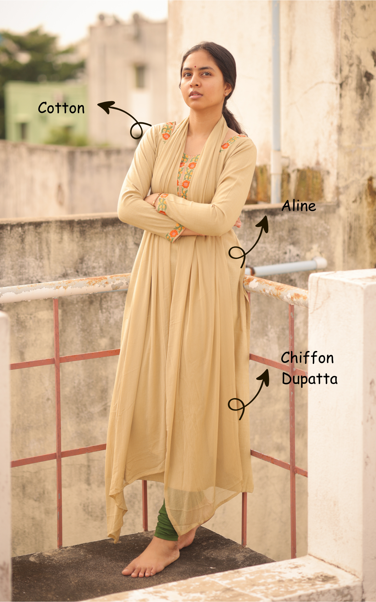 Kandukondain Kandukondain Tabu 9 (Kurti+Dupatta)