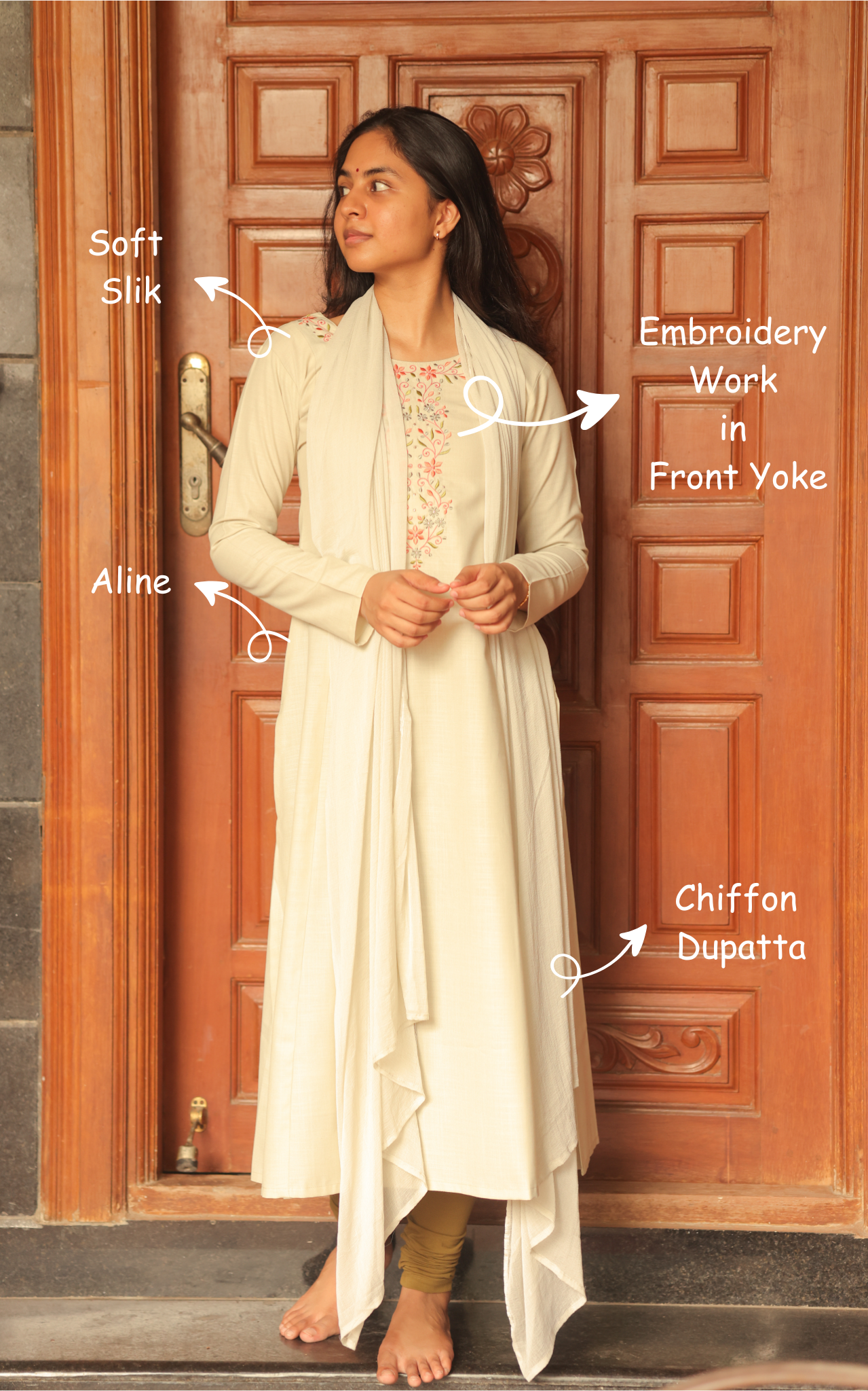 Kandukondain Kandukondain Tabu 4 (Kurti+Dupatta)