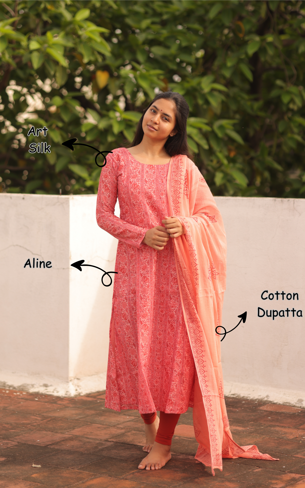 Kandukondain Kandukondain Tabu 3 (Kurti+Dupatta)