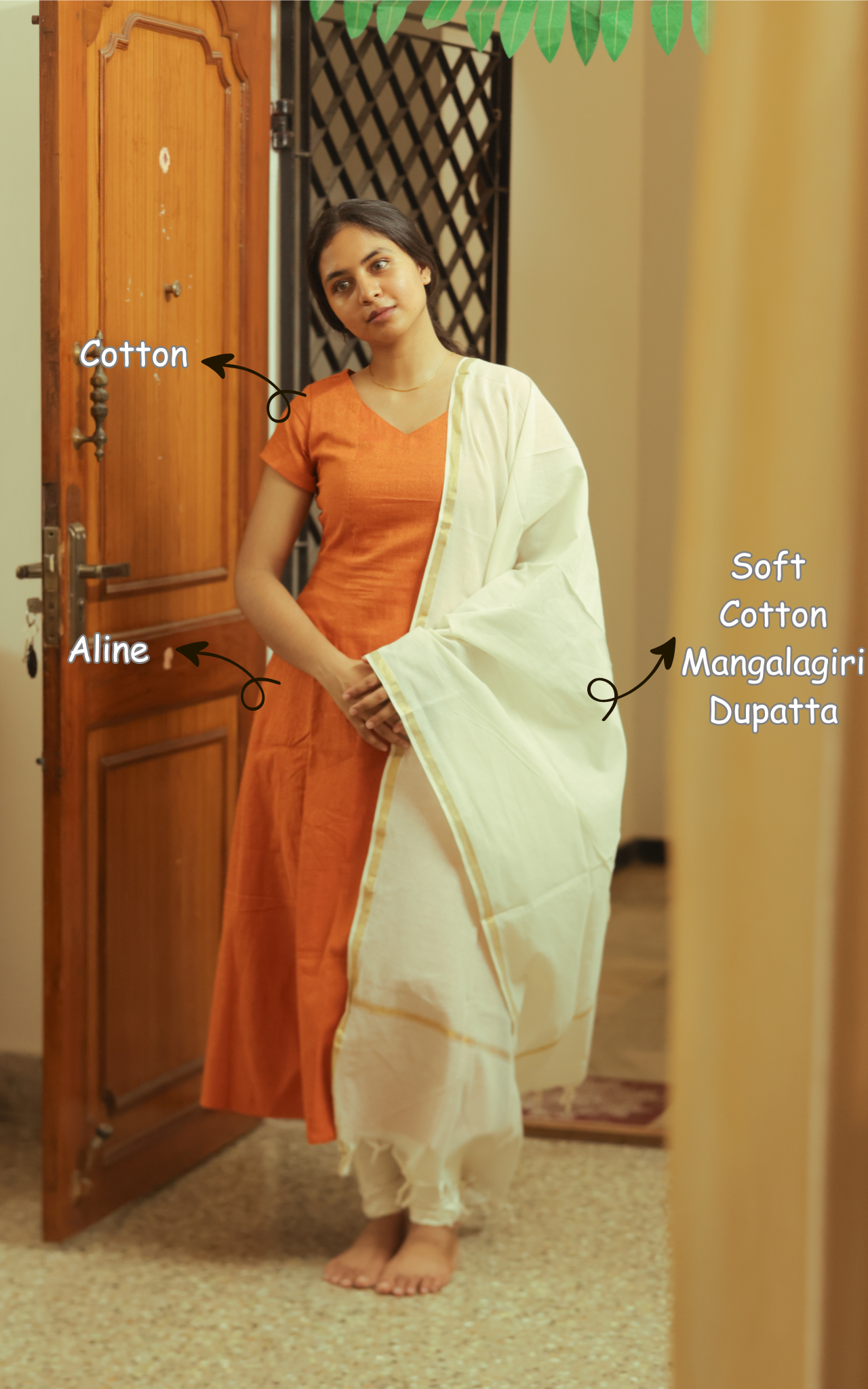 Kandukondain Kandukondain Meenu 4 (Kurti+Dupatta)