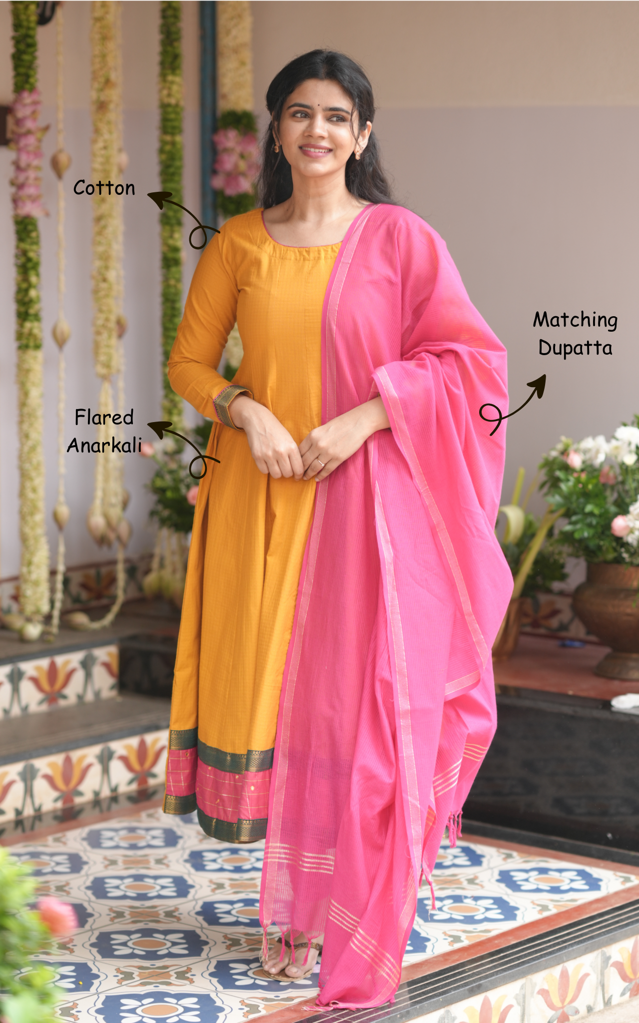 Muththazhagi (Kurti+Dupatta)