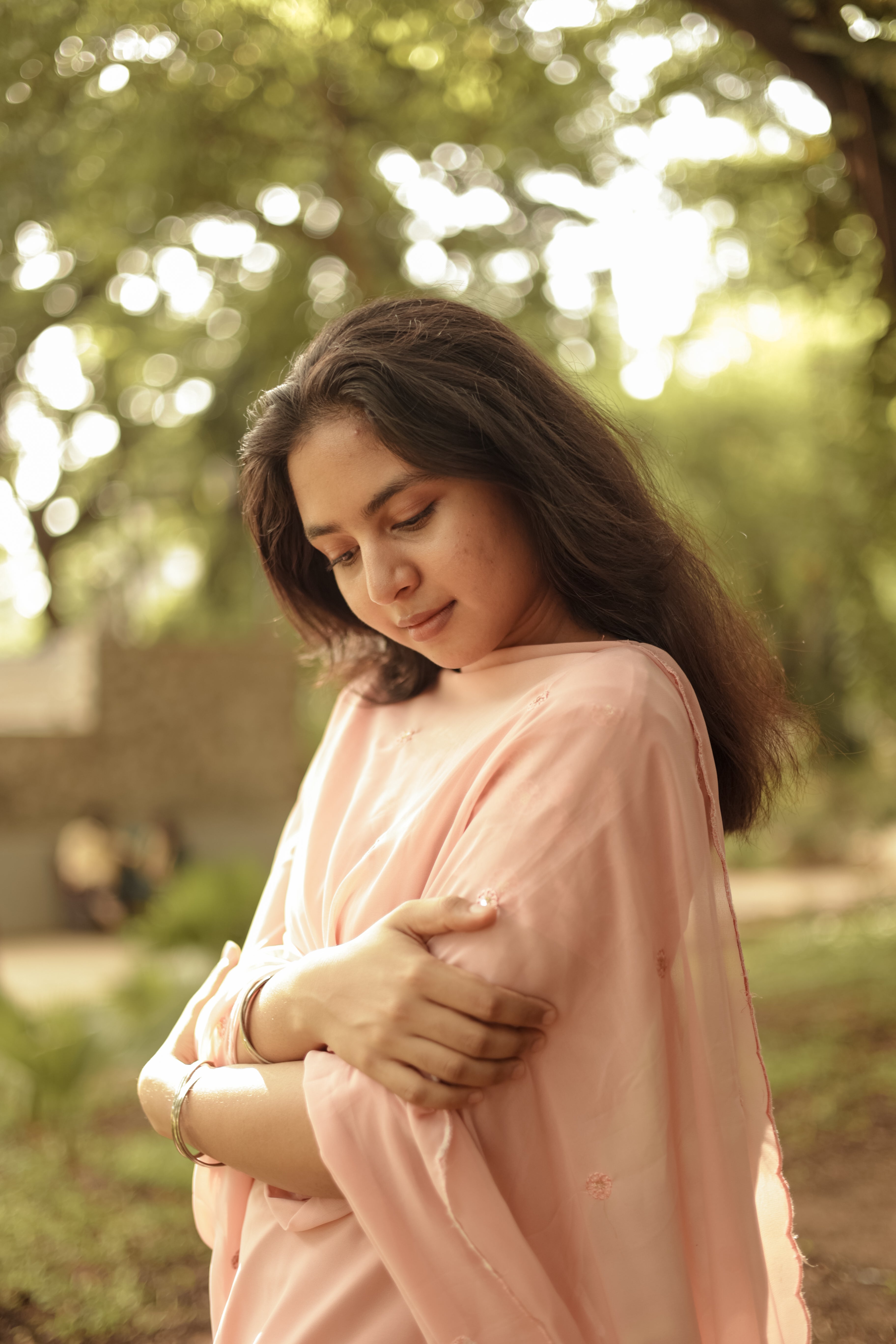 Elegant kurti featuring a back zipper closure, designed for a perfect fit. The zip ensures a sleek and tailored look, ideal for a stylish and comfortable appearance.