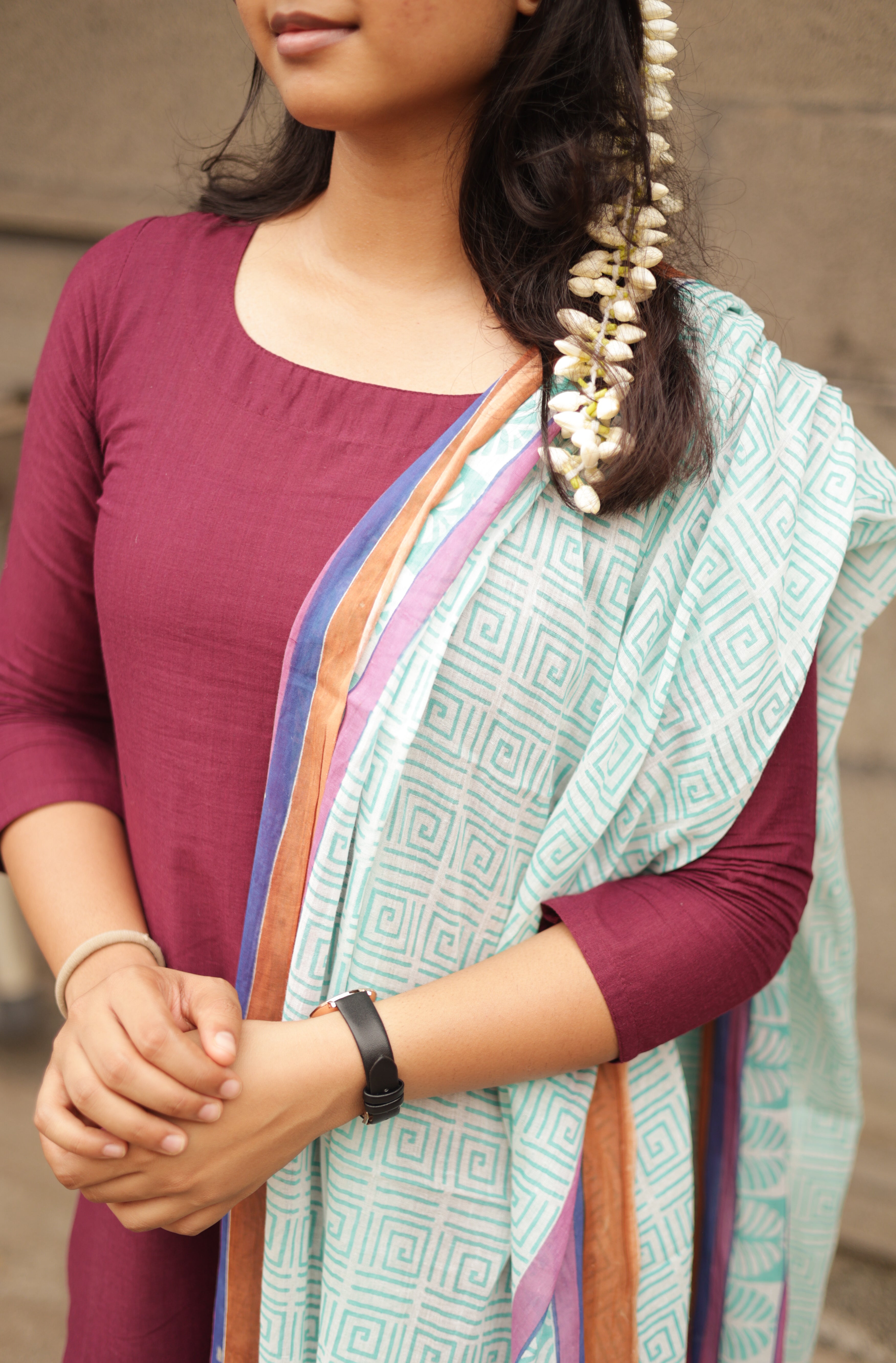 Raja Rani Nazriya Plum (Kurti+Dupatta) KURTIS instore