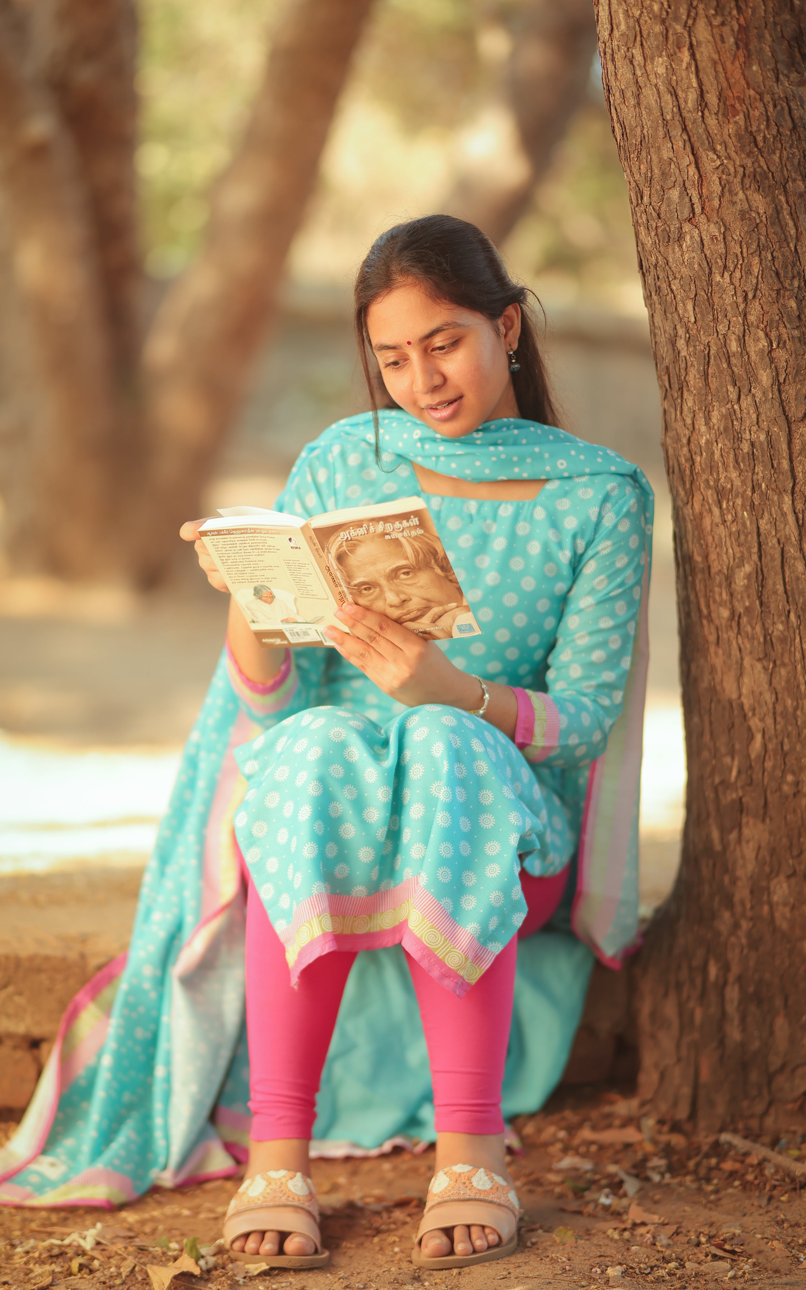 Kalloori Sky Blue (Kurti+Dupatta)