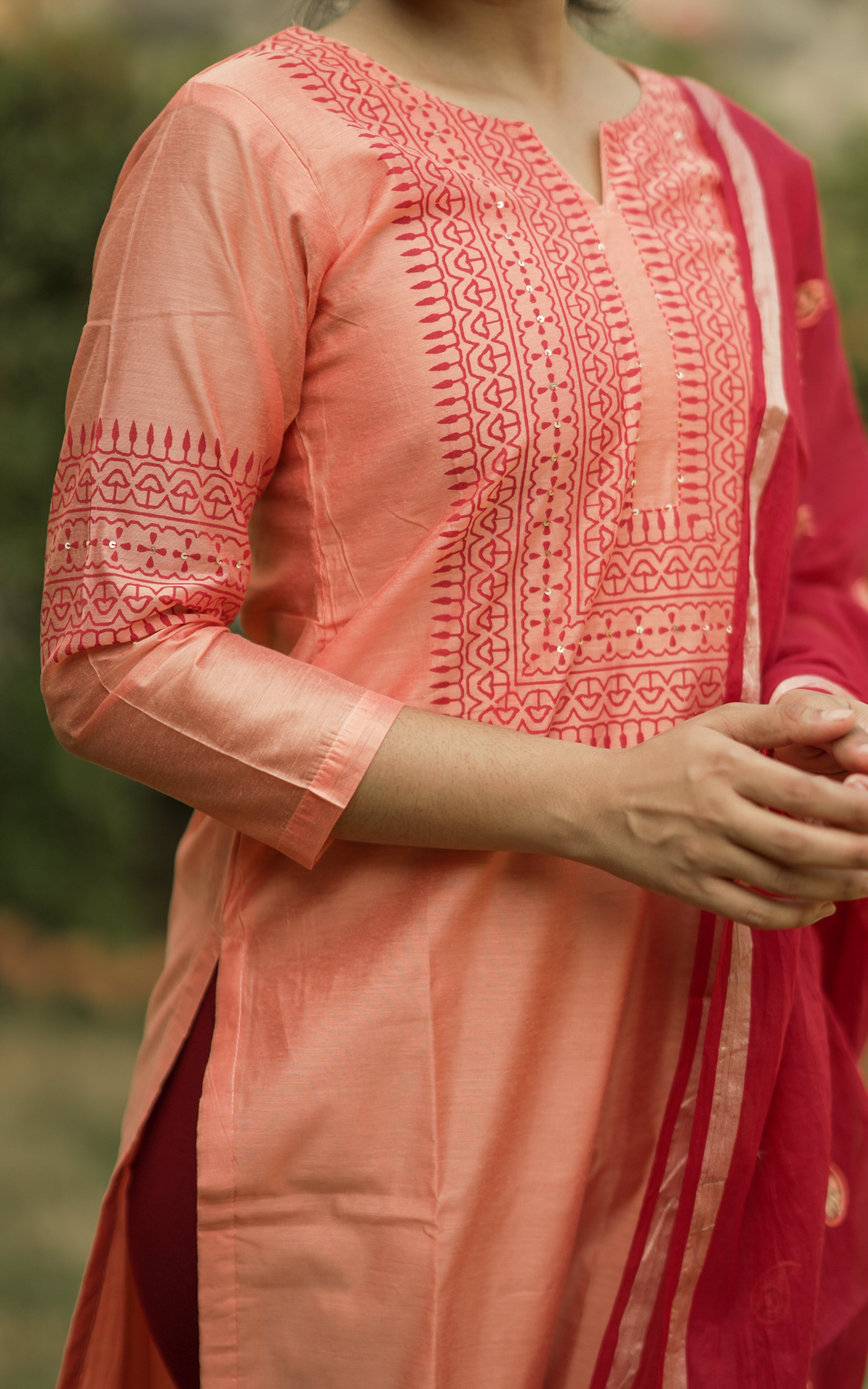 Side-slit kurti