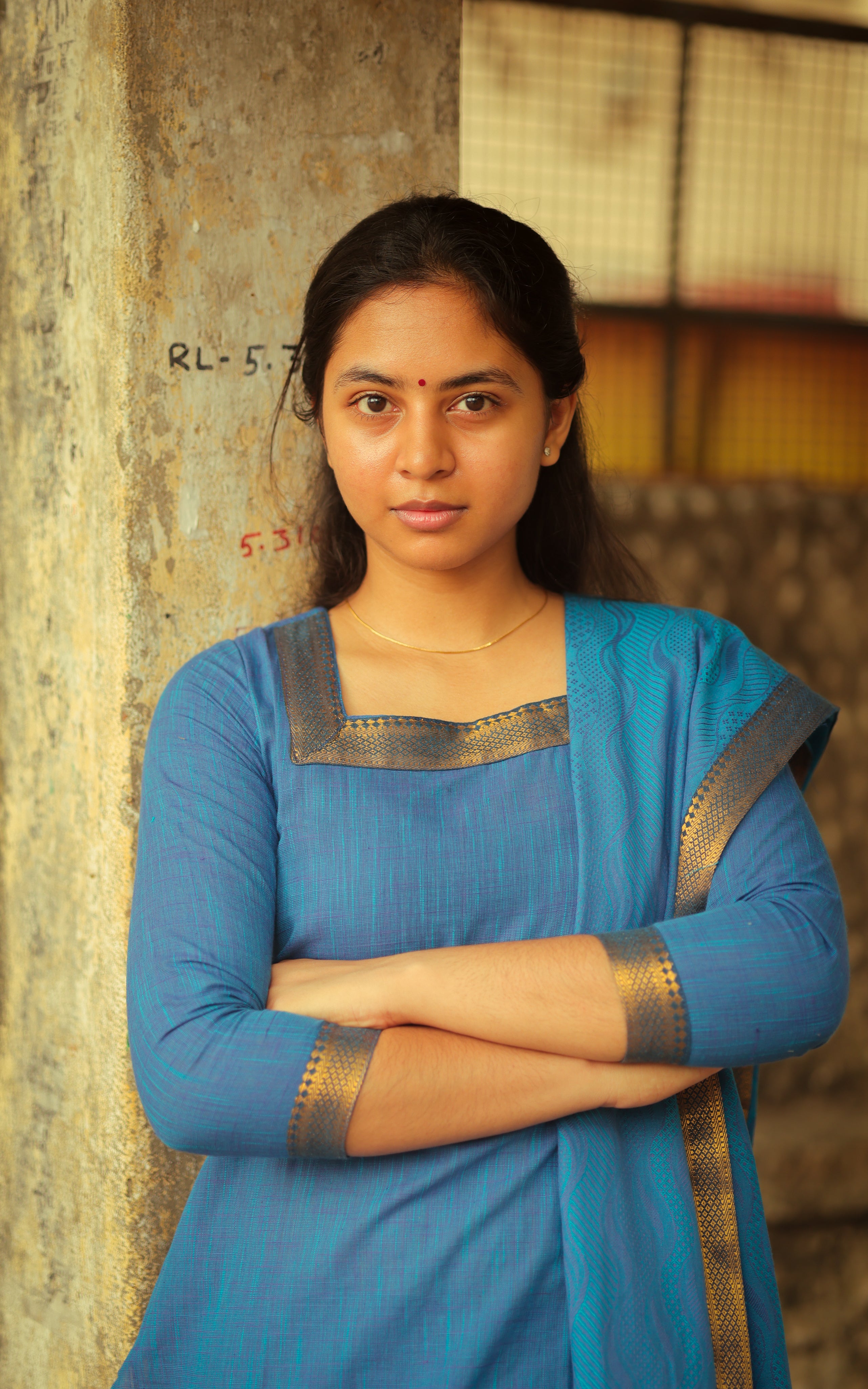 Kalloori Blue (Kurti+Dupatta)