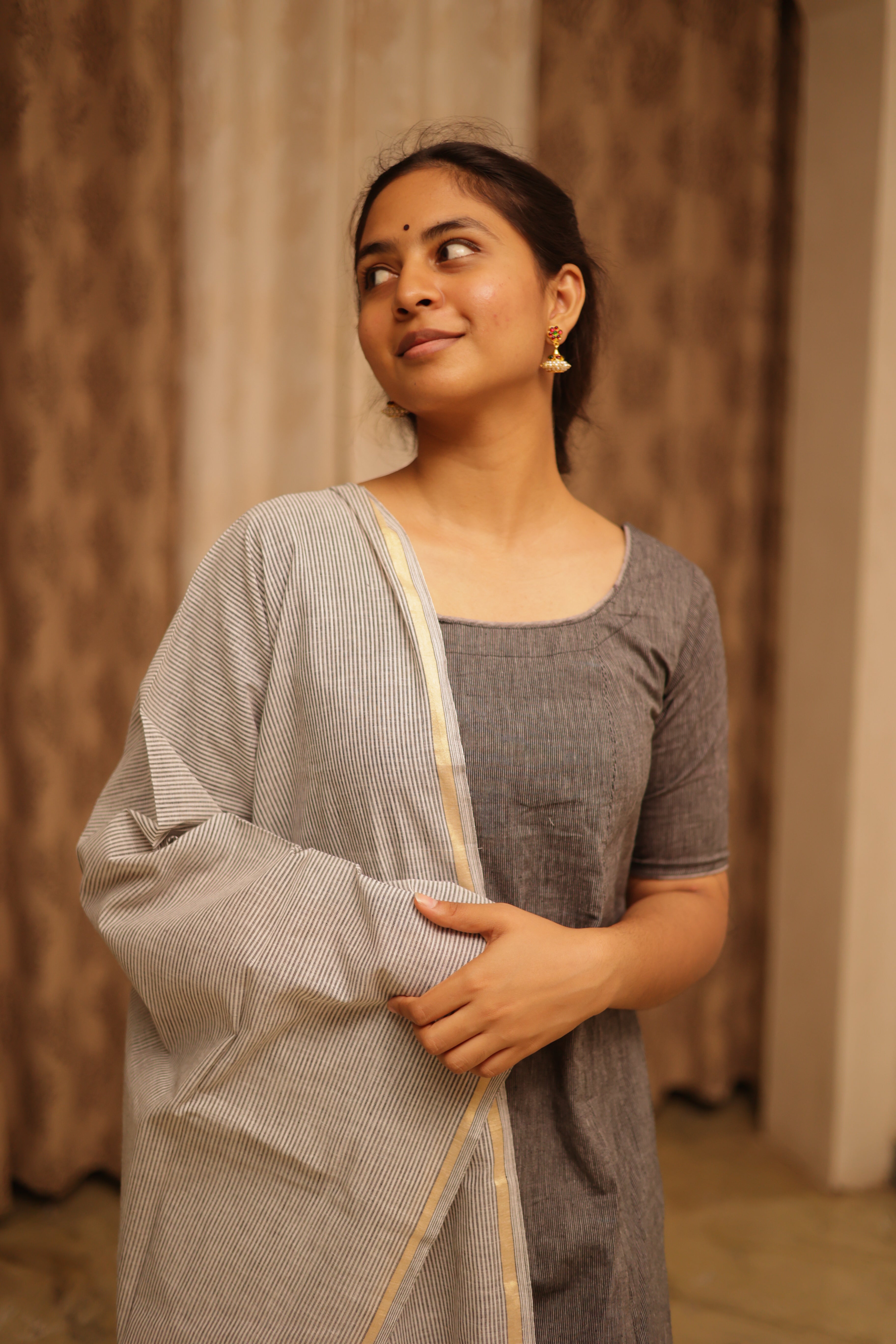 Jodi Inspired (Kurti+Dupatta) - Main Image